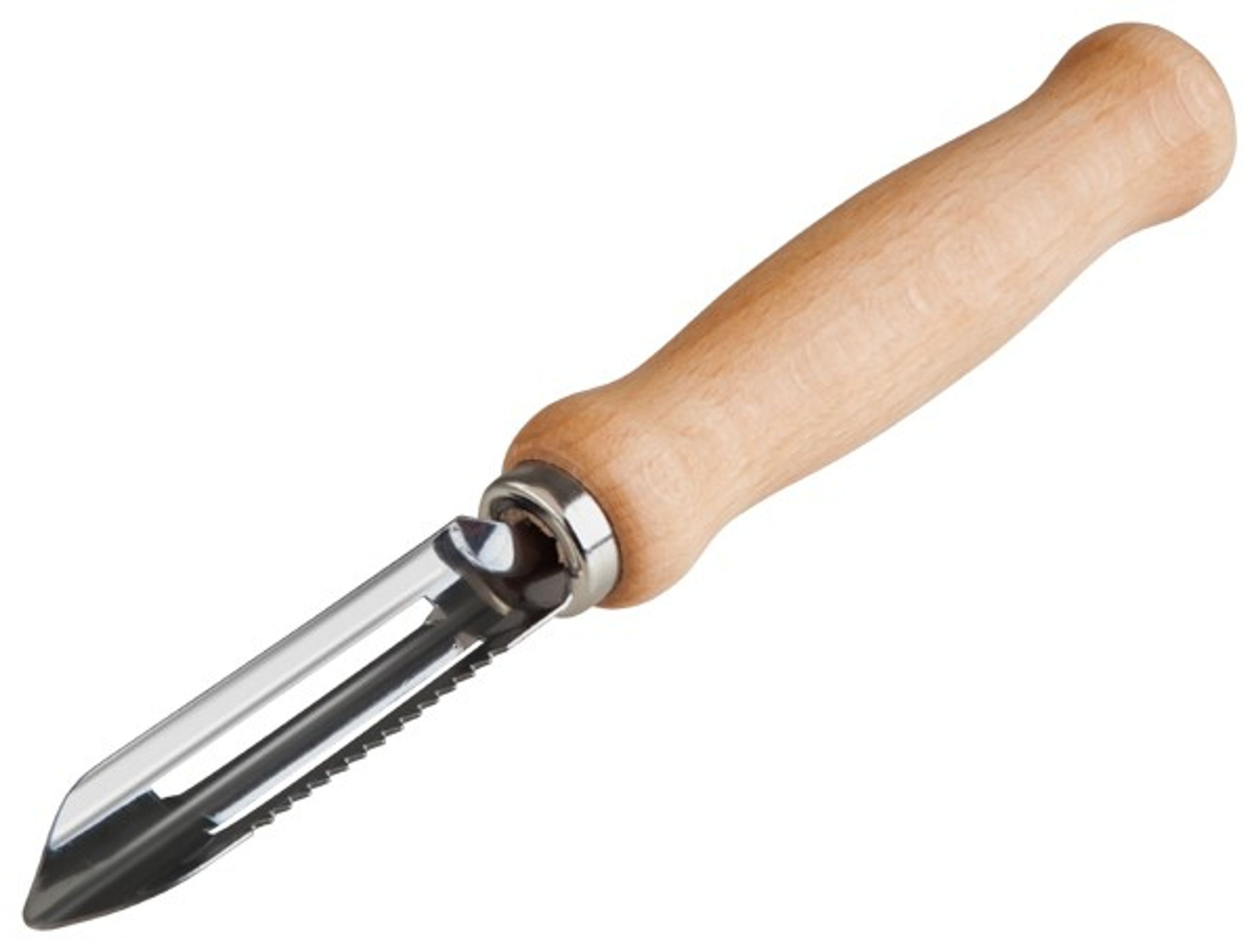 Hofmeister Sparschäler Sparschäler 15cm mit feststehende Doppelklinge aus Buche