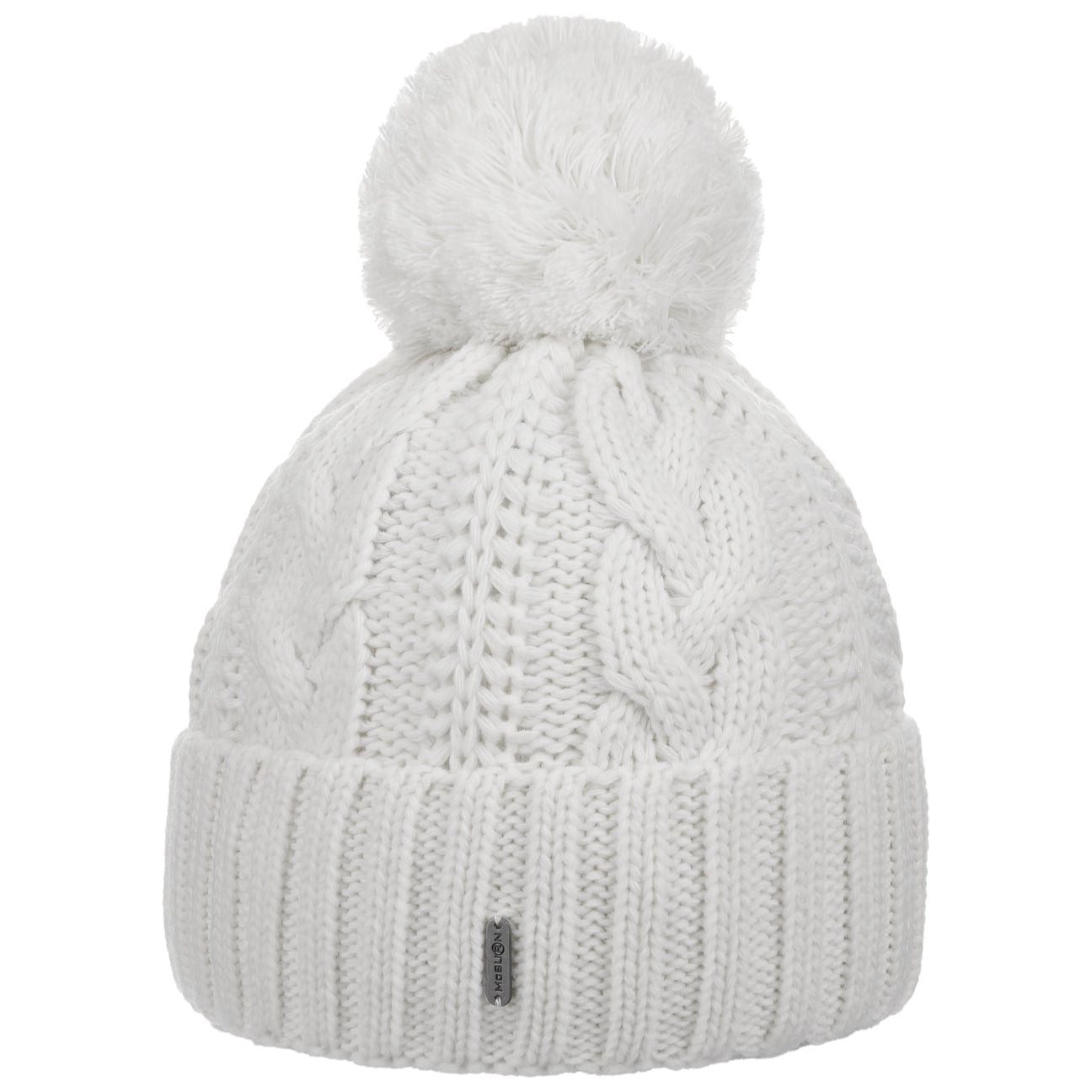 McBurn Bommelmütze (1-St) Damenmütze mit Umschlag, Made in Italy günstig online kaufen
