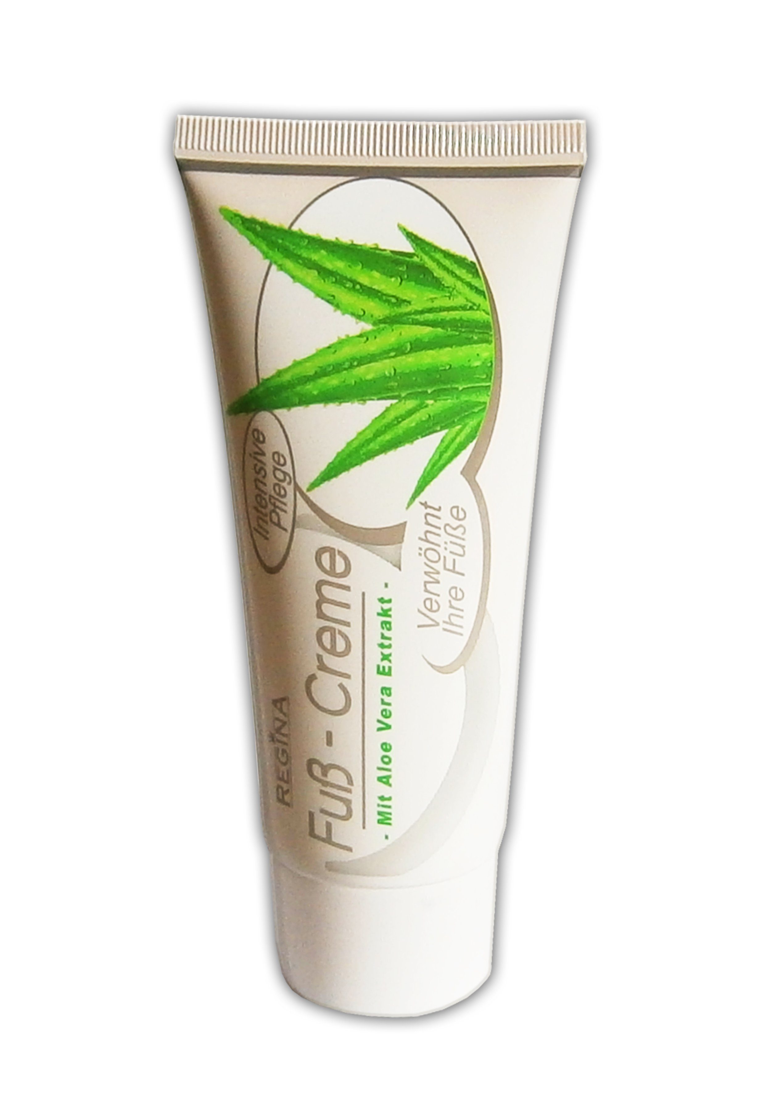 REGINA Fußcreme FUSS-CREME mit Aloe Vera 100ml Fußcreme Fusspflege Balsam  Gel 42 (mit Aloe Vera Extrakt)