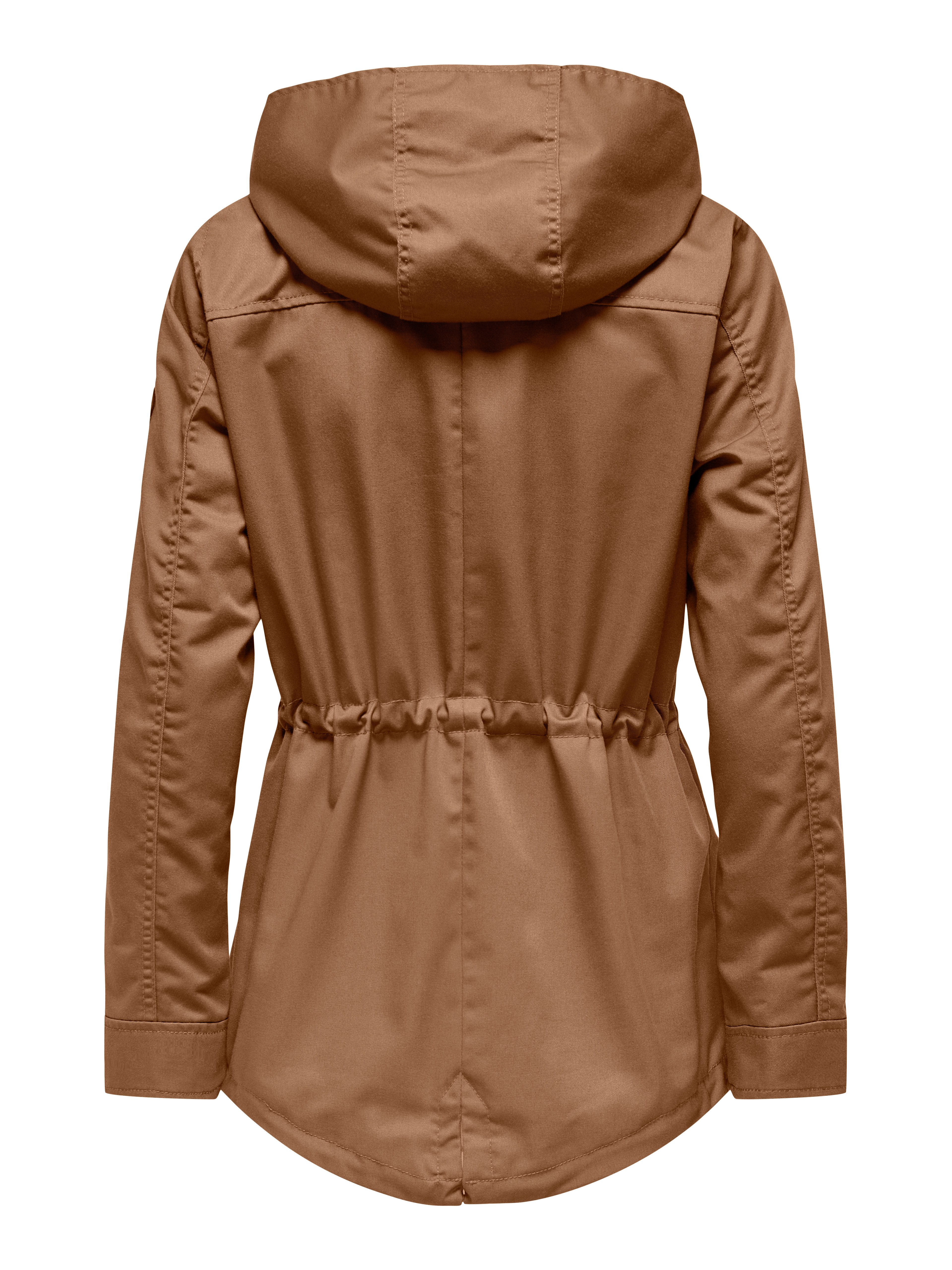 ONLY Parka ONLLORCA LIFE CANVAS PARKA CC OTW mit Kordelzug in der Taille