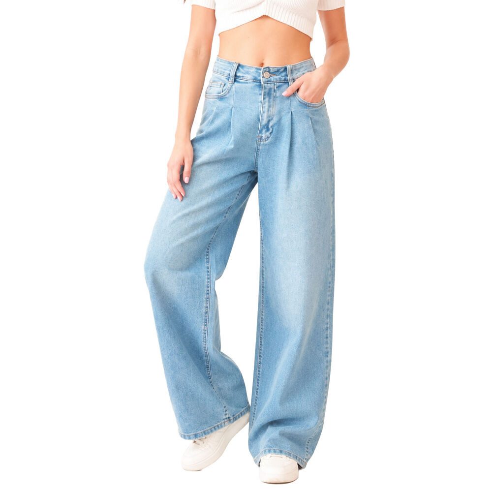 Weite Jeans Damen Wide-Leg Jeans High Waist Casual Style