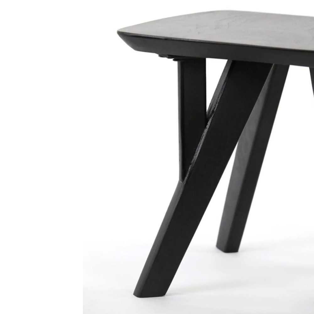 Light & Living Beistelltisch Beistelltisch QUENZA Light & Living 44x44x36 cm Akazienholz Schwarz
