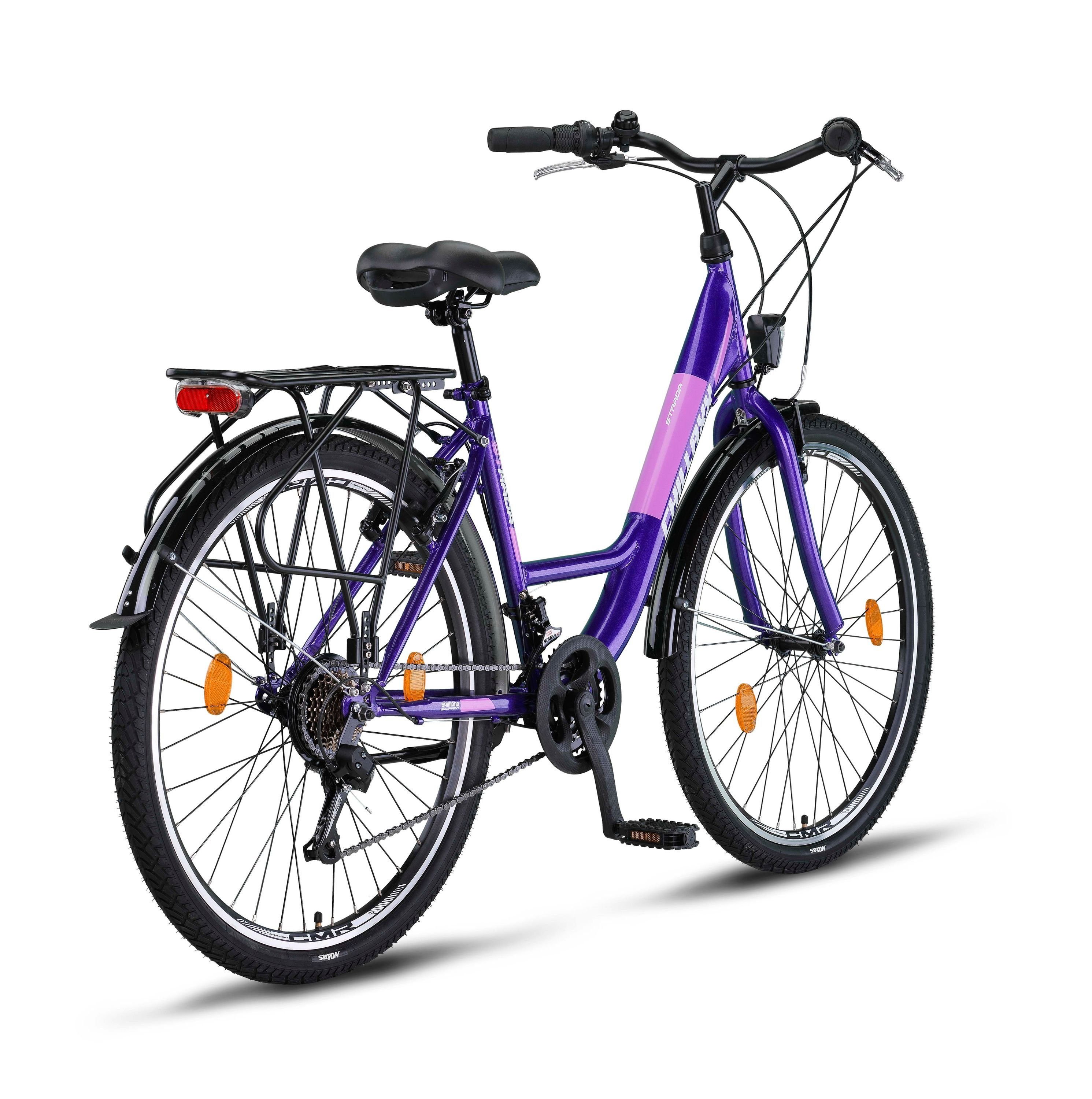 Chillaxx Cityrad Chillaxx Bike Strada Premium City Bike in 24, 26, 28 Zoll