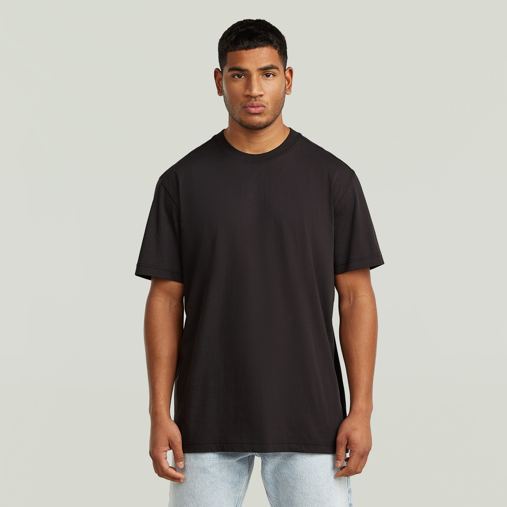 G-STAR T-Shirt Layered Back mit Print auf dem Rücken, Regular Fit