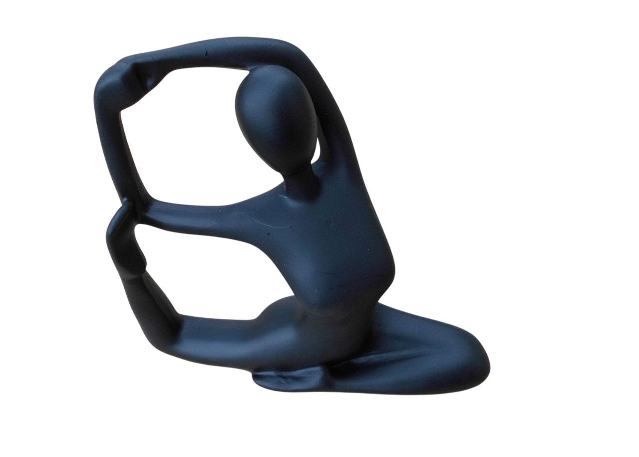 Deko-Impression Dekofigur Statue Skulptur Yoga Frau sitzend rückwärts gestreckt Fengshui (1 St)
