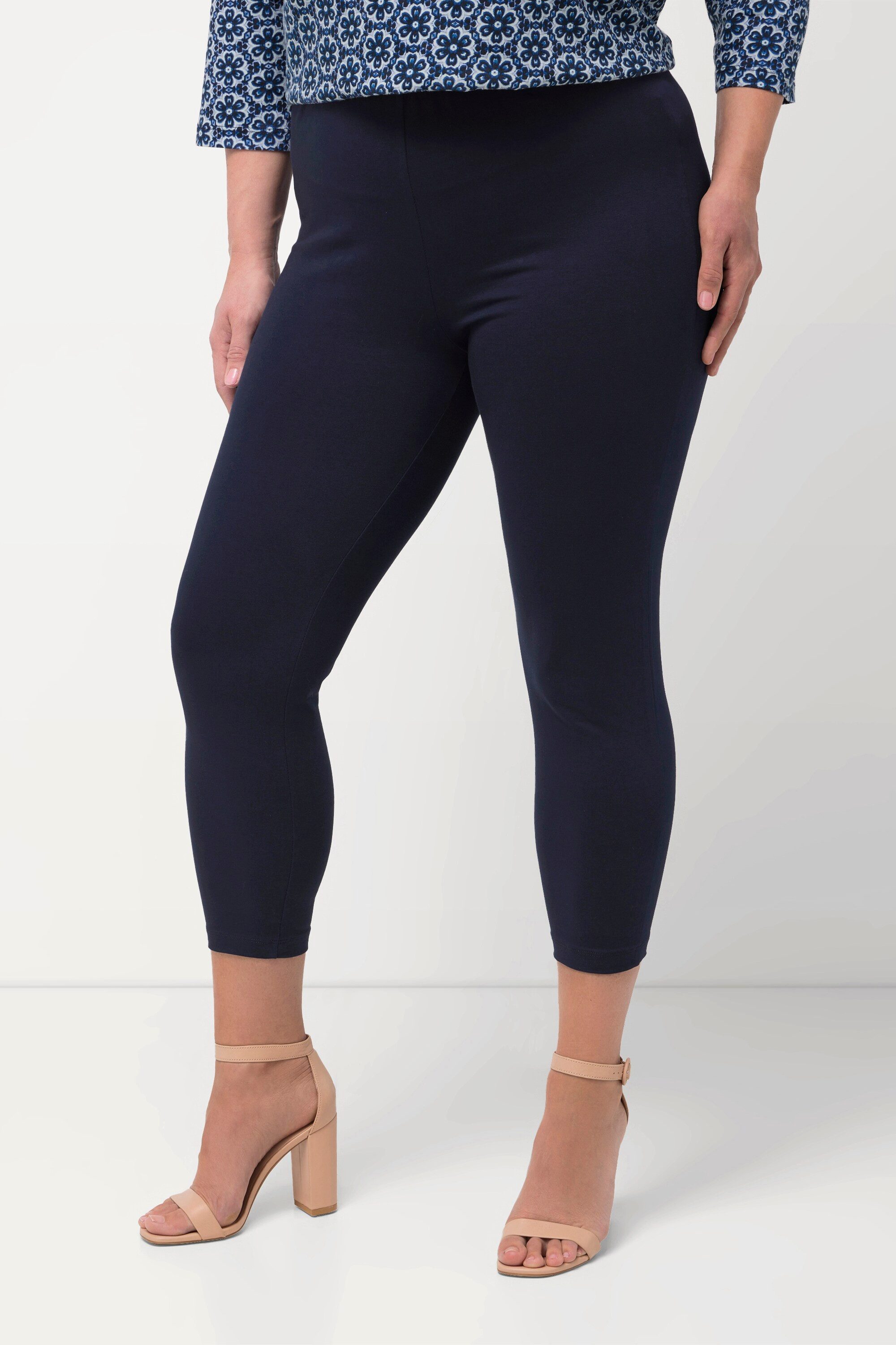Ulla Popken Funktionshose 7/8-Leggings elastischer Bund günstig online kaufen