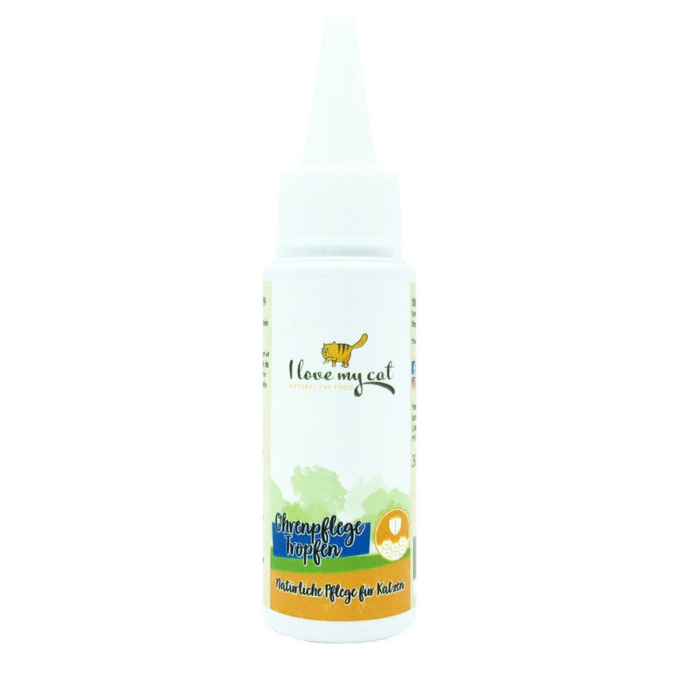 Bellfor Tier-Hautpflegemittel I love my cat Ohrenpflege Tropfen, 30 ml