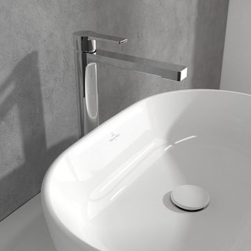 Villeroy & Boch Waschtischarmatur Architectura Einhebel, mit Push-Open-Ablaufgarnitur, Standmontage - Chrom