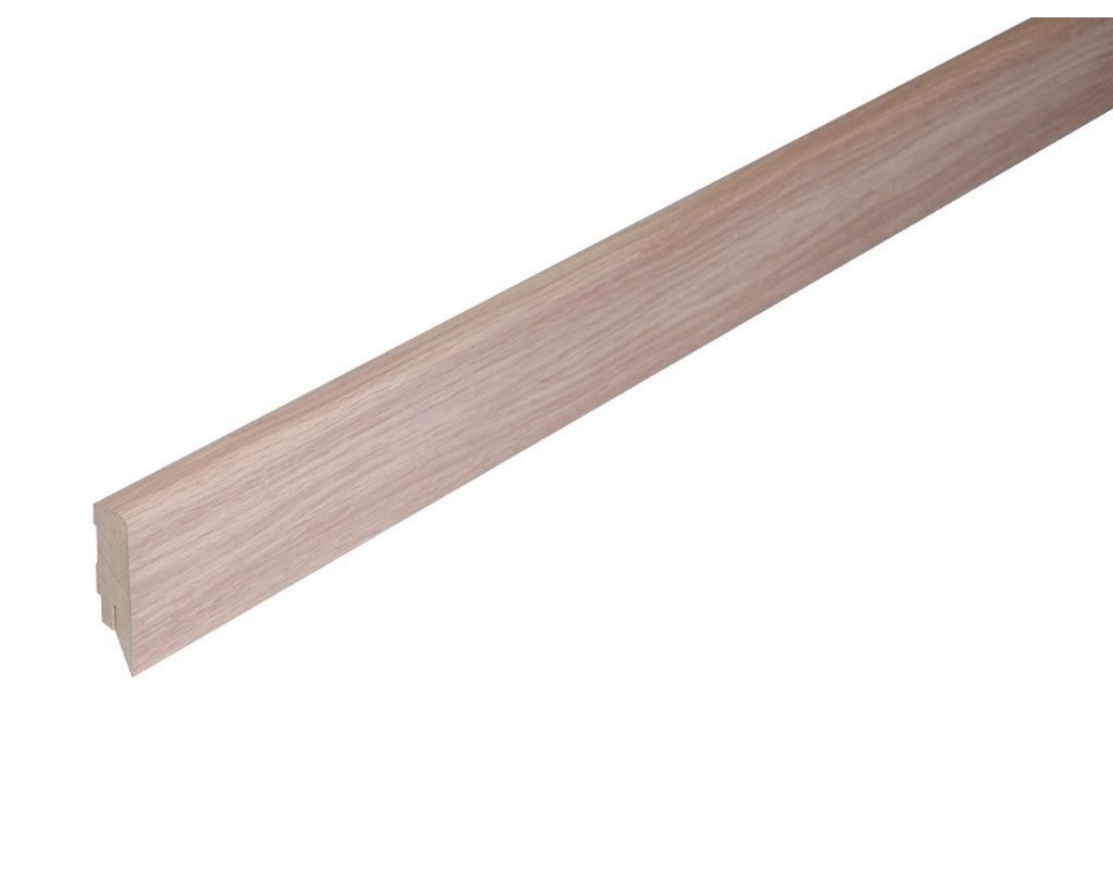 PROFI Sockelleiste Sockelleiste Eiche weiß Dekor, L: 250 cm