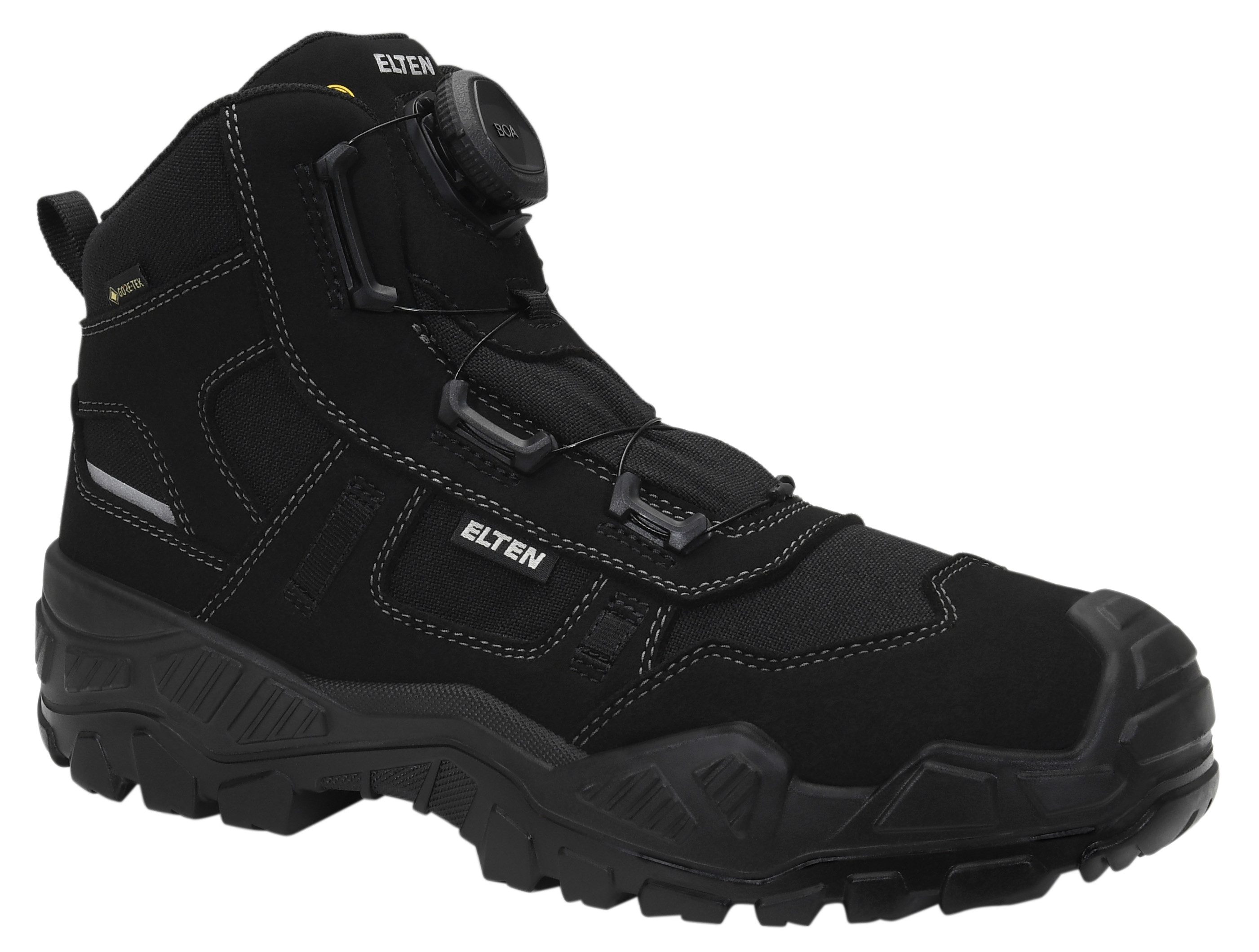 ELTEN MIKE BOA® GTX® black Mid ESD S3S WR Sicherheitsstiefel (Schuhkarton, Paar)