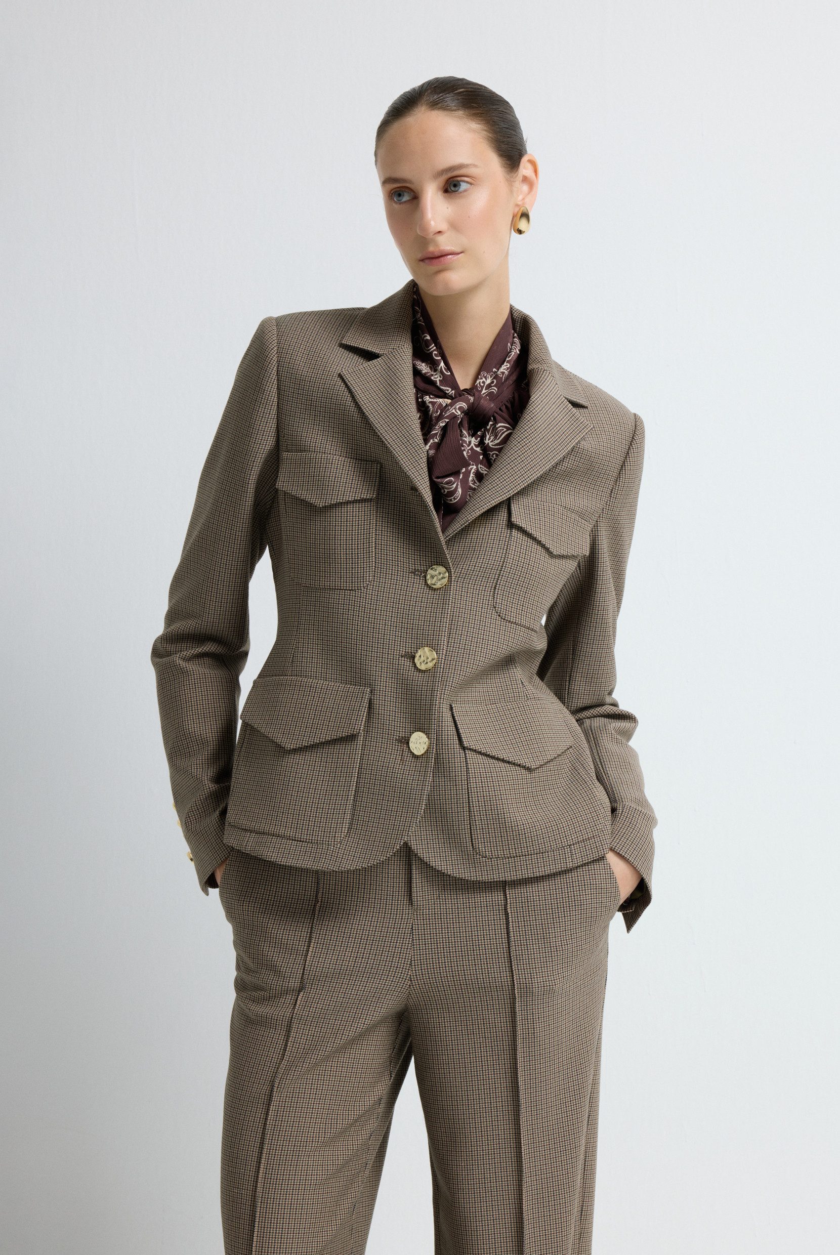 adL Jackenblazer Jacke mit Taschendetail