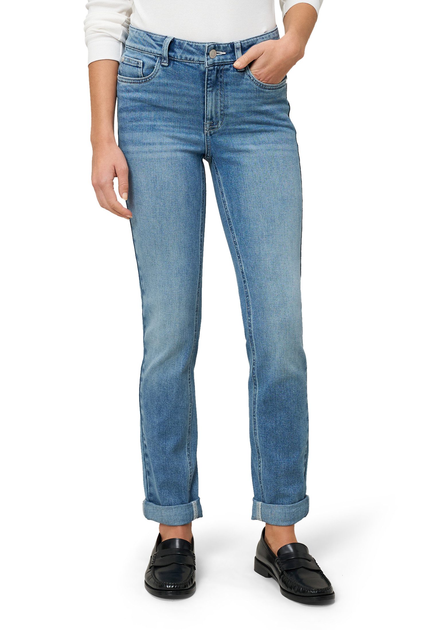 Zero Slim-fit-Jeans Damen Style Orlando schmales Bein 32 Inch