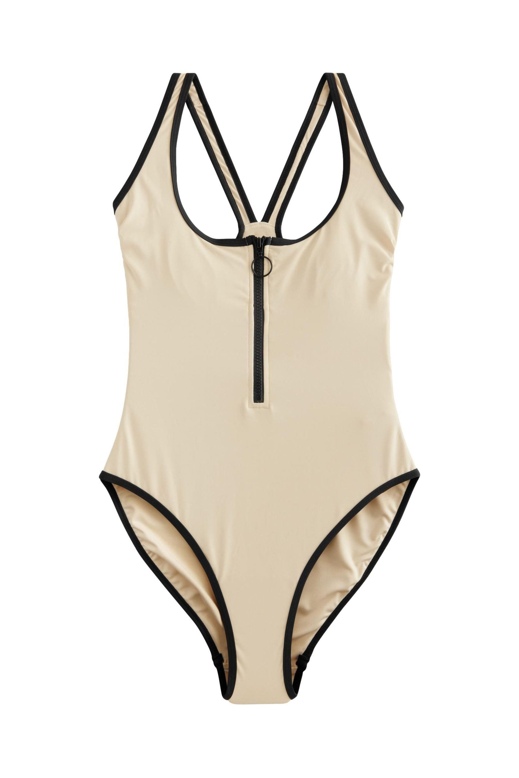 Next Badeanzug Bauchformender Badeanzug mit Reißverschluss (1-St) günstig online kaufen