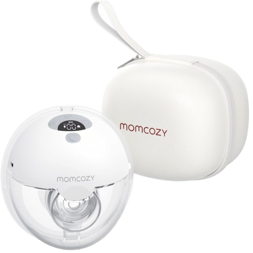 Elektrische Milchpumpe Momcozy M5 Milchpumpe elektrisch tragbar grau.