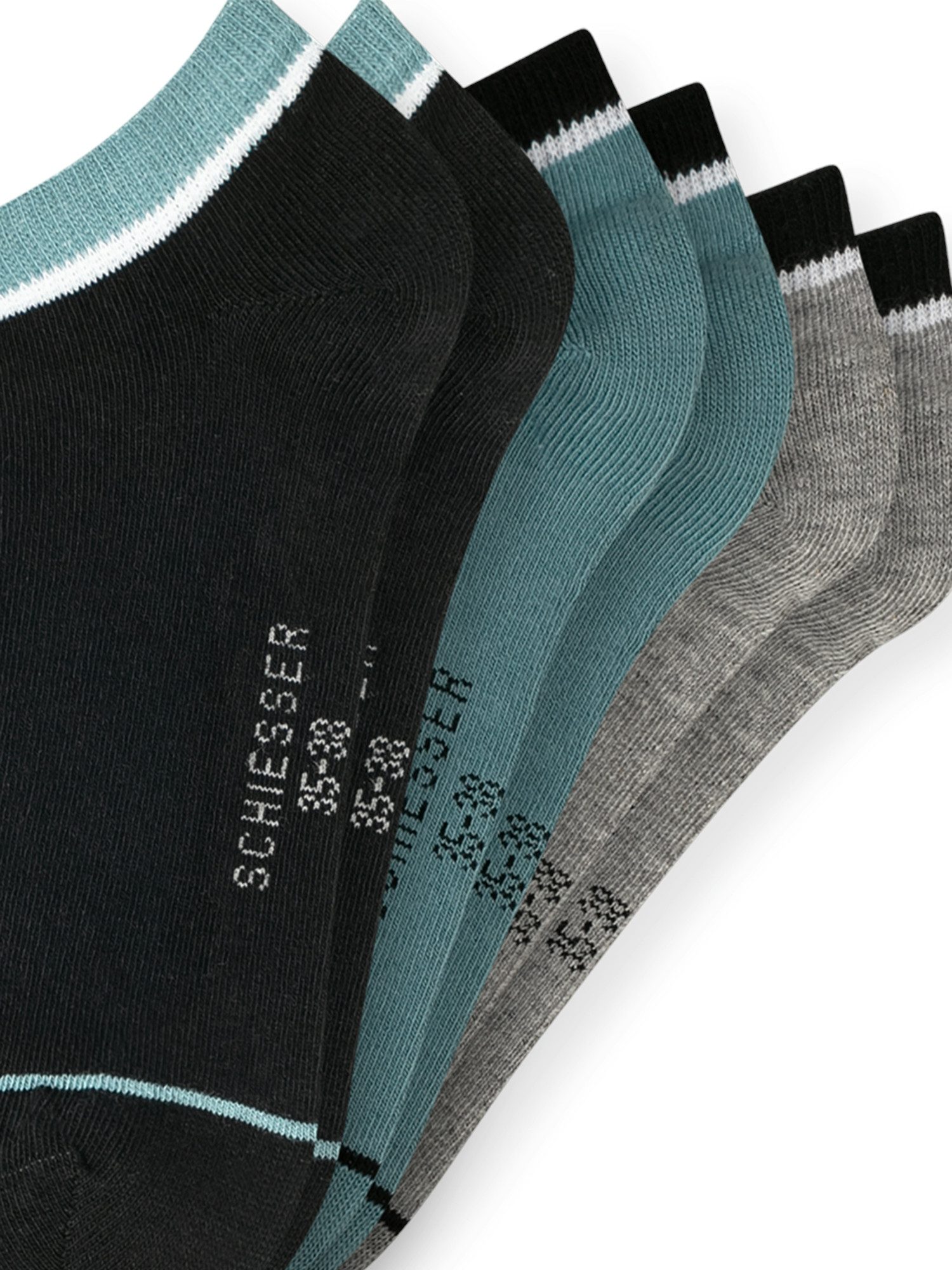 Schiesser Sneakersocken 'Uni' (3-Paar) Stay Fresh Ausru¨stung