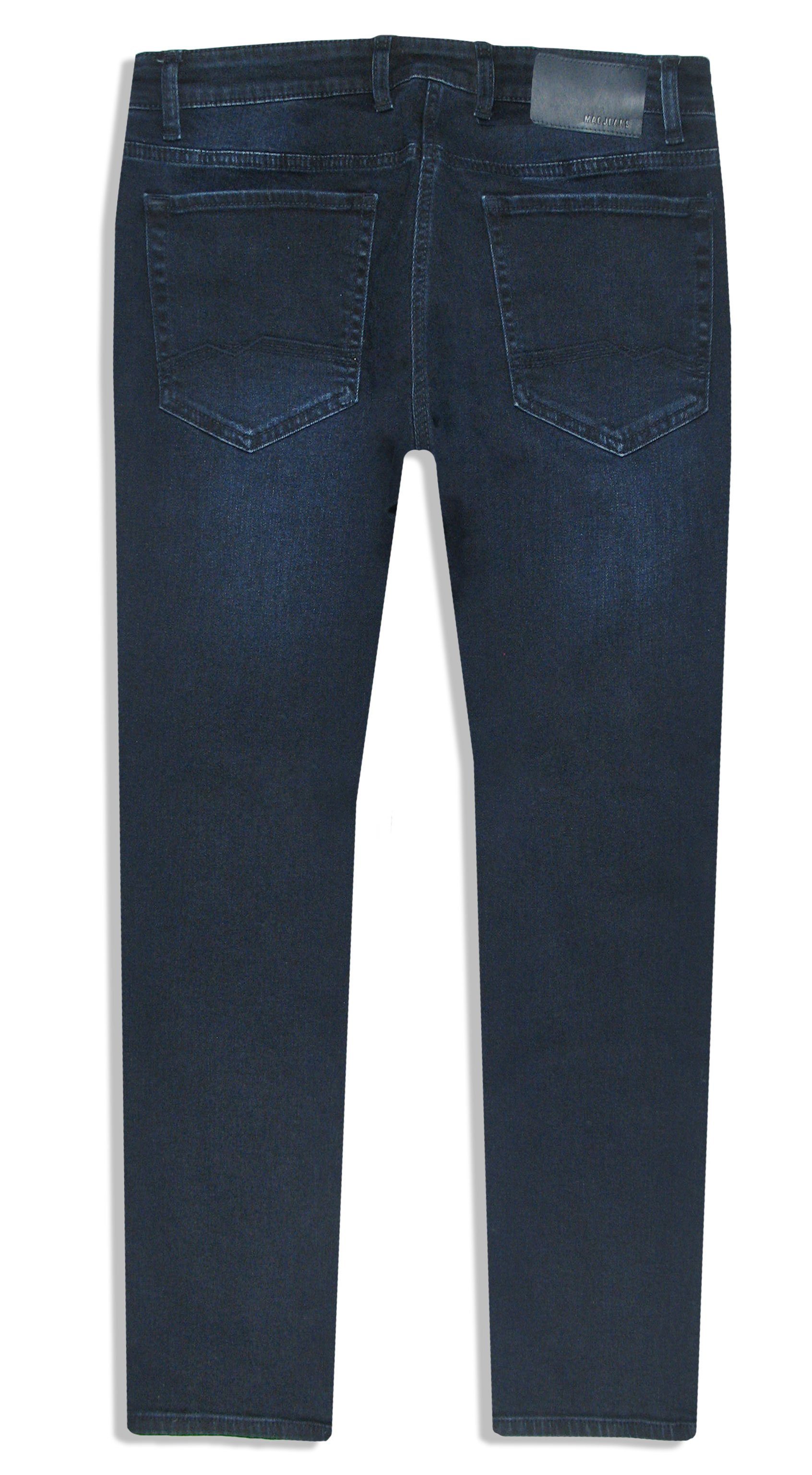Used Authentic Ben Stretch-Denim 0978 Deep Authentic 5-Pocket-Jeans H796 MAC Blue