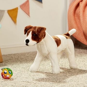 Melissa & Doug Kuscheltier Jack Russell Terrier – Plüsch Spielzeug für Kinder