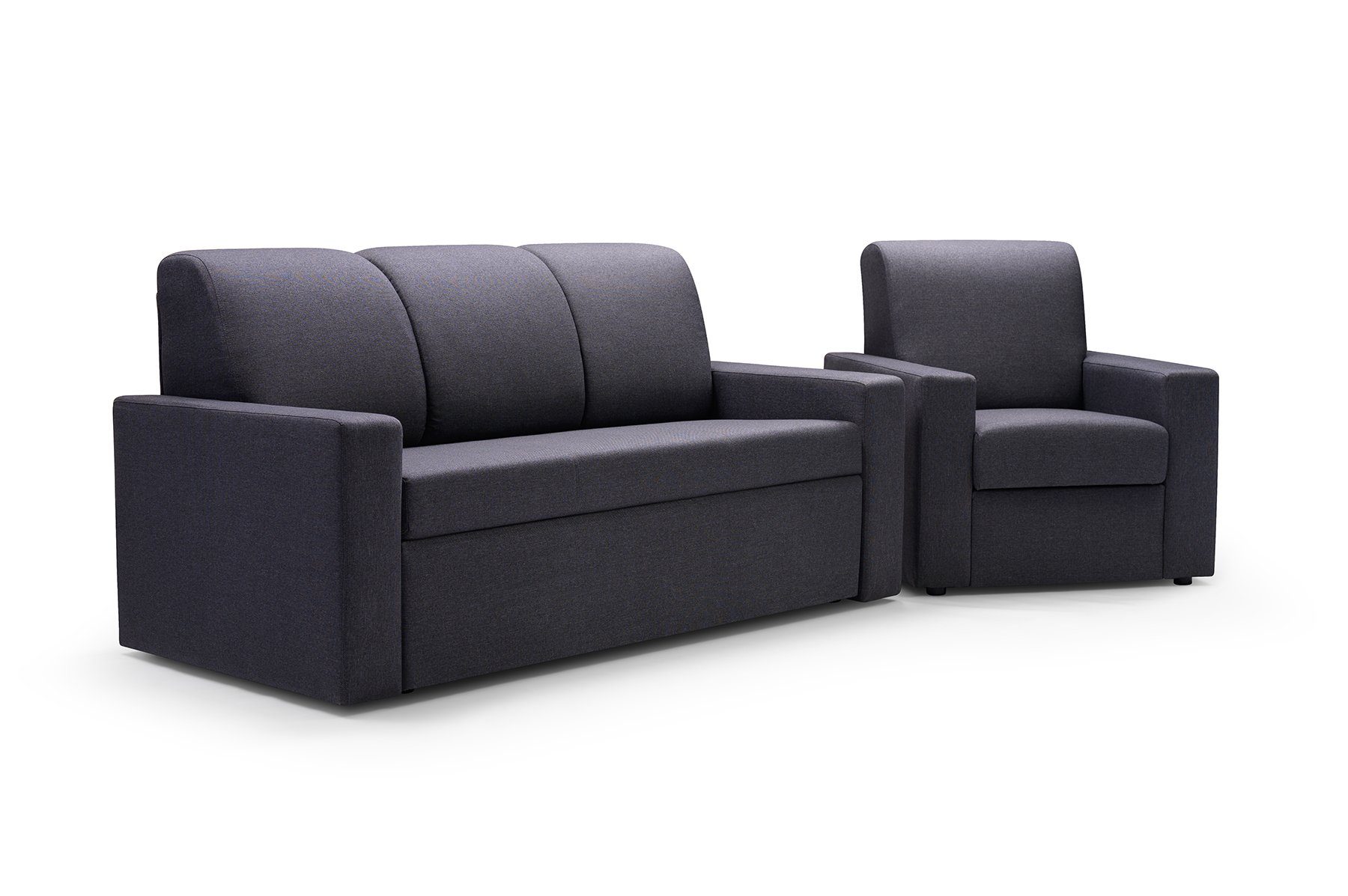 Schlaffunktion Modernes Sofa Siblo mit Dreisitzer Evelie 3-Sitzer