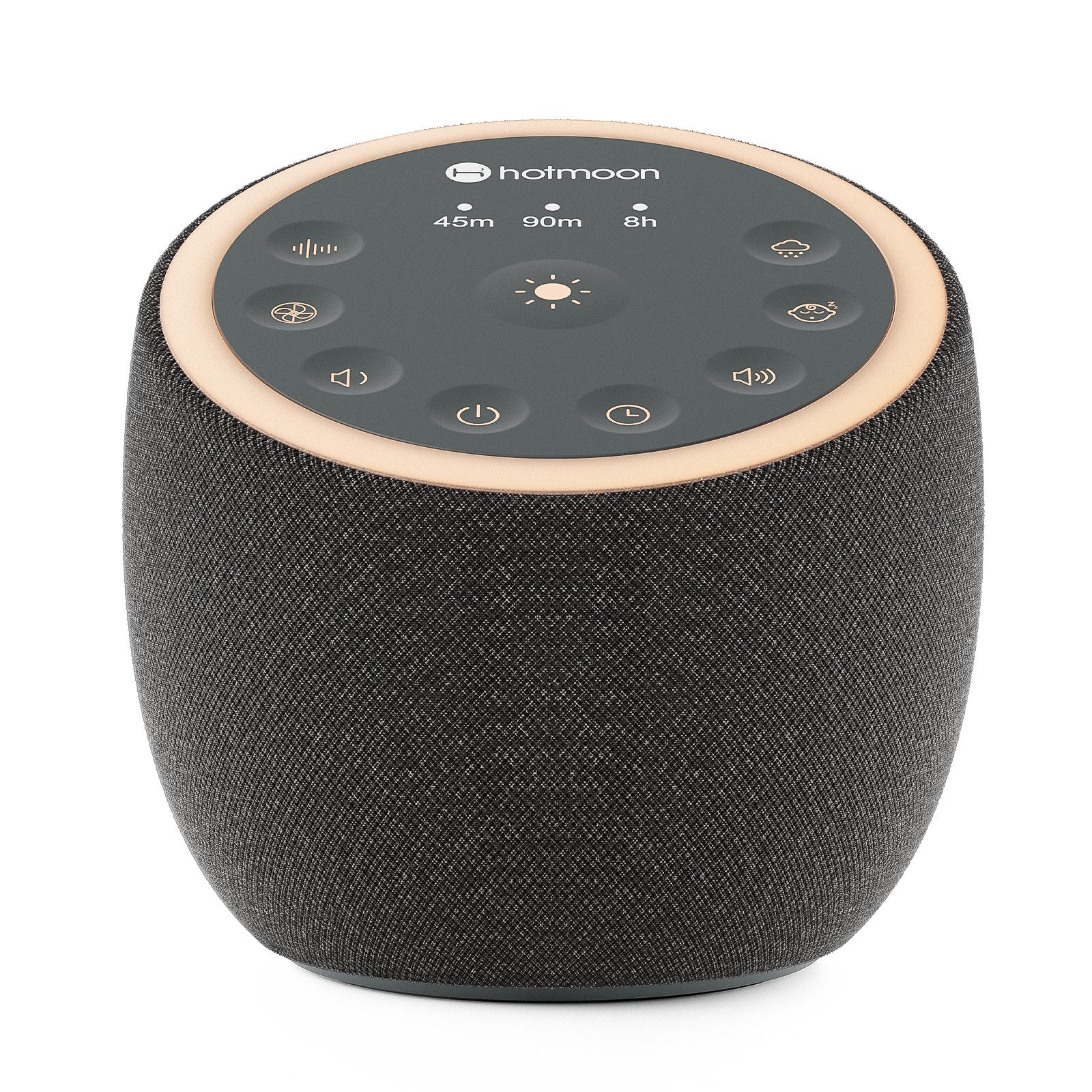 Novostella White Noise Machine,Weißes Rauschgerät mit 40 Klänge,8 Nachtlicht Modi Lautsprecher (Keine Netzwerkfunktionalität, 5 W)