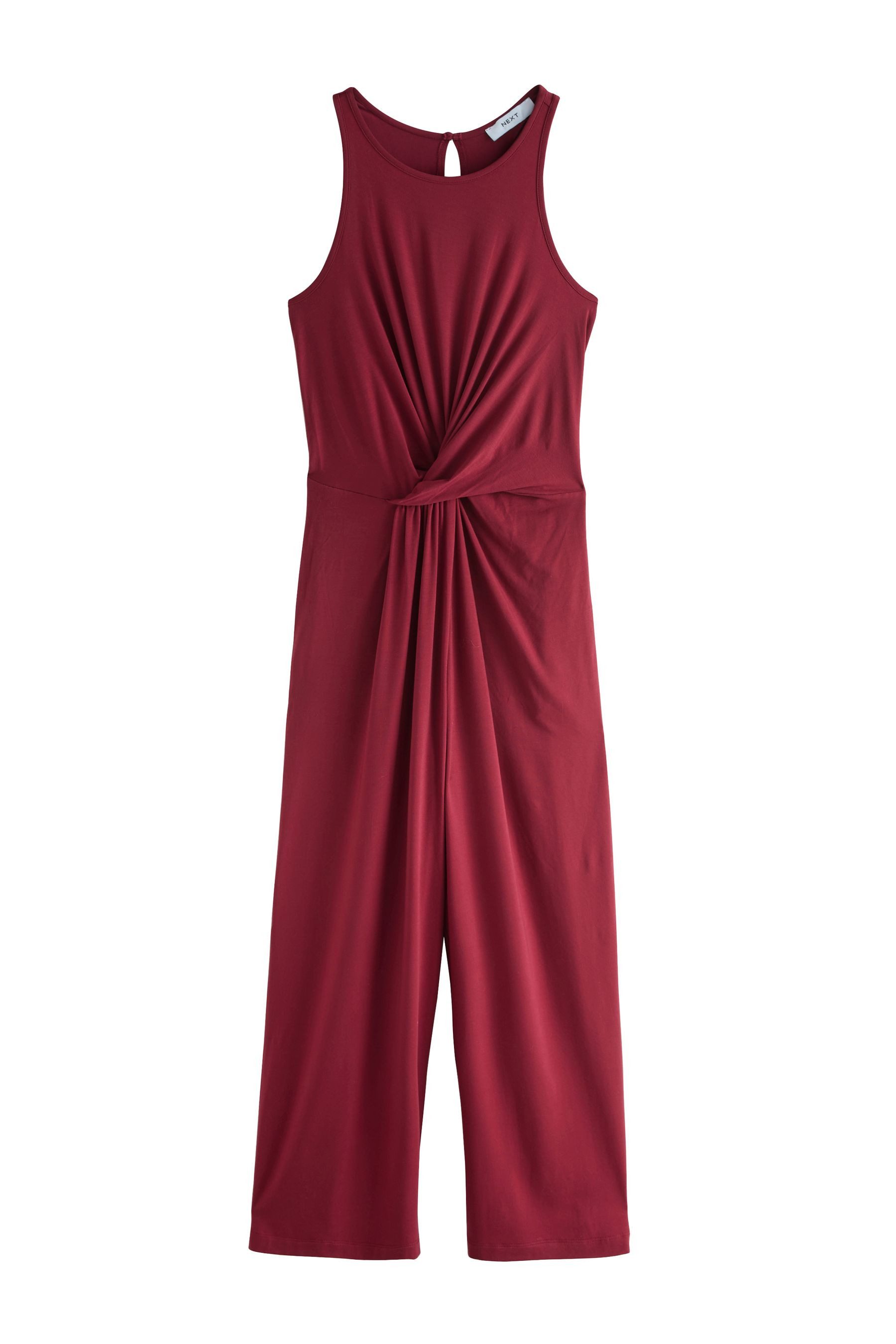 Next Jumpsuit Jersey-Jumpsuit mit Drehdetail an der Taille (1-tlg)