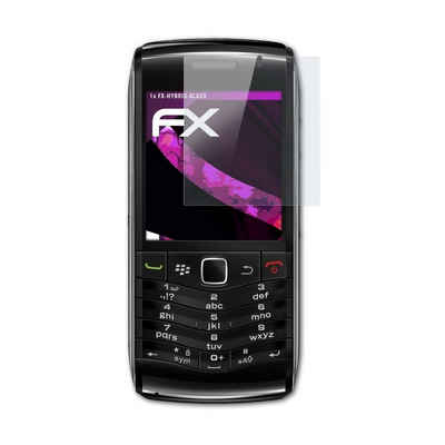 atFoliX Schutzfolie Panzerglasfolie für Blackberry Pearl 3G 9105, Ultradünn und superhart