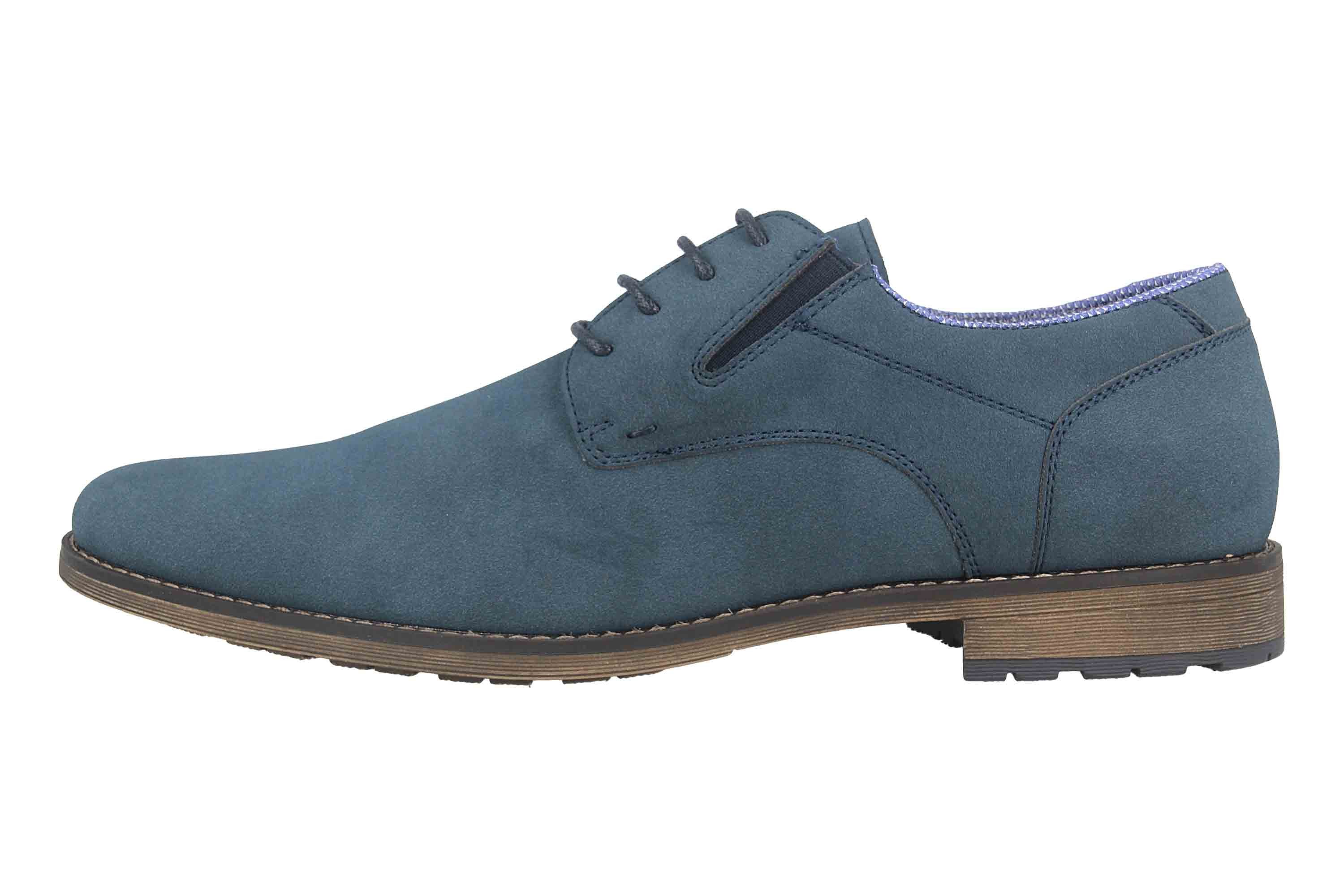 Mavins 3HH0180302 4100 Navy PU Nubuck Schnürschuh