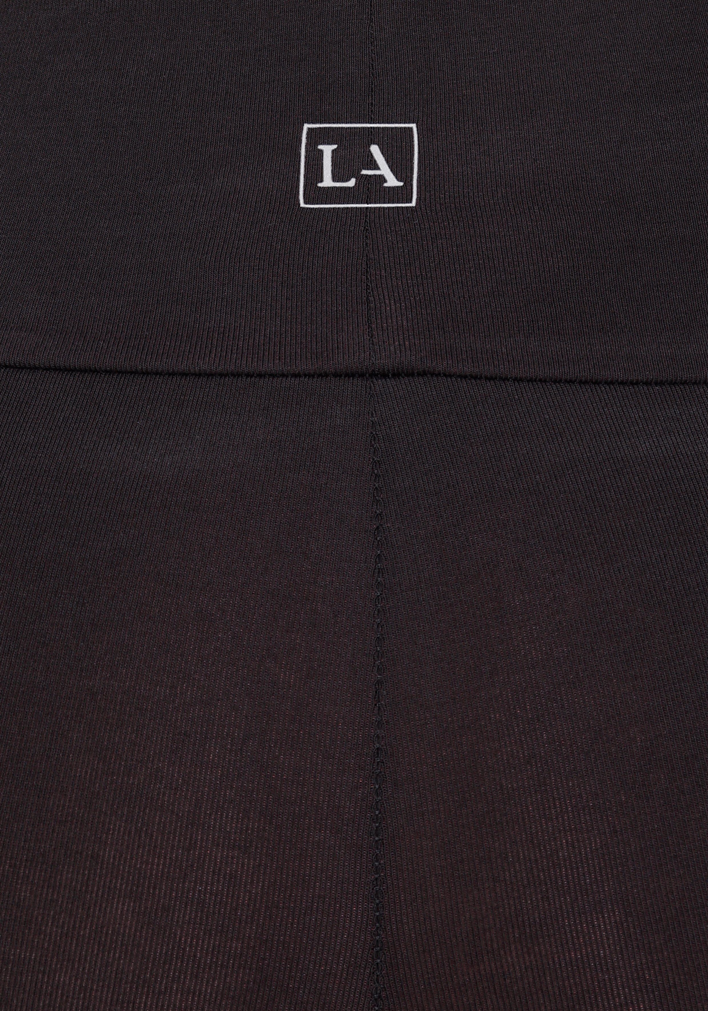 LASCANA Leggings mit breitem Bündchen