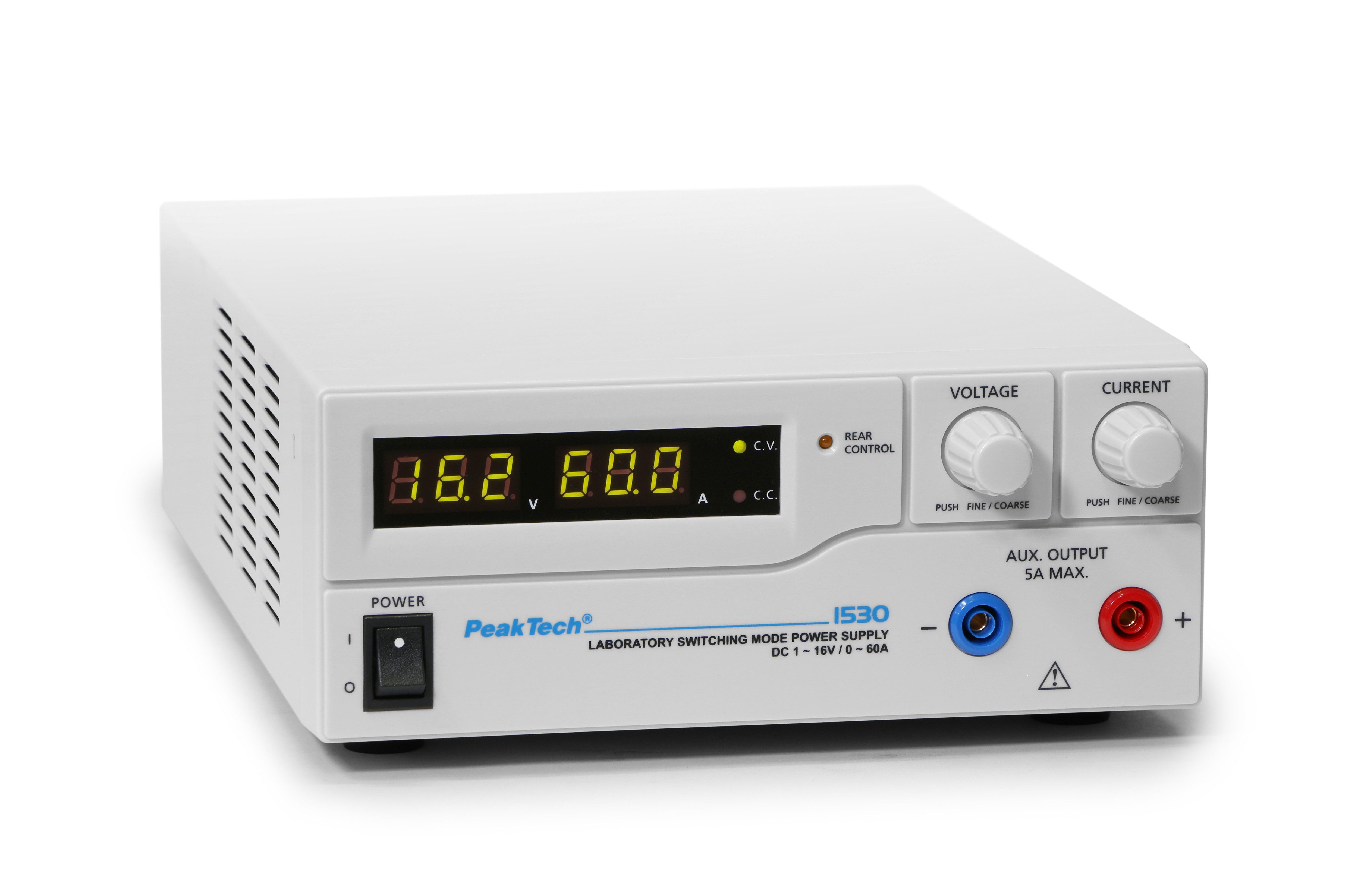 PeakTech Labornetzteil 1-16V / 0-60A DC – Labornetzgerät Labor-Netzteil