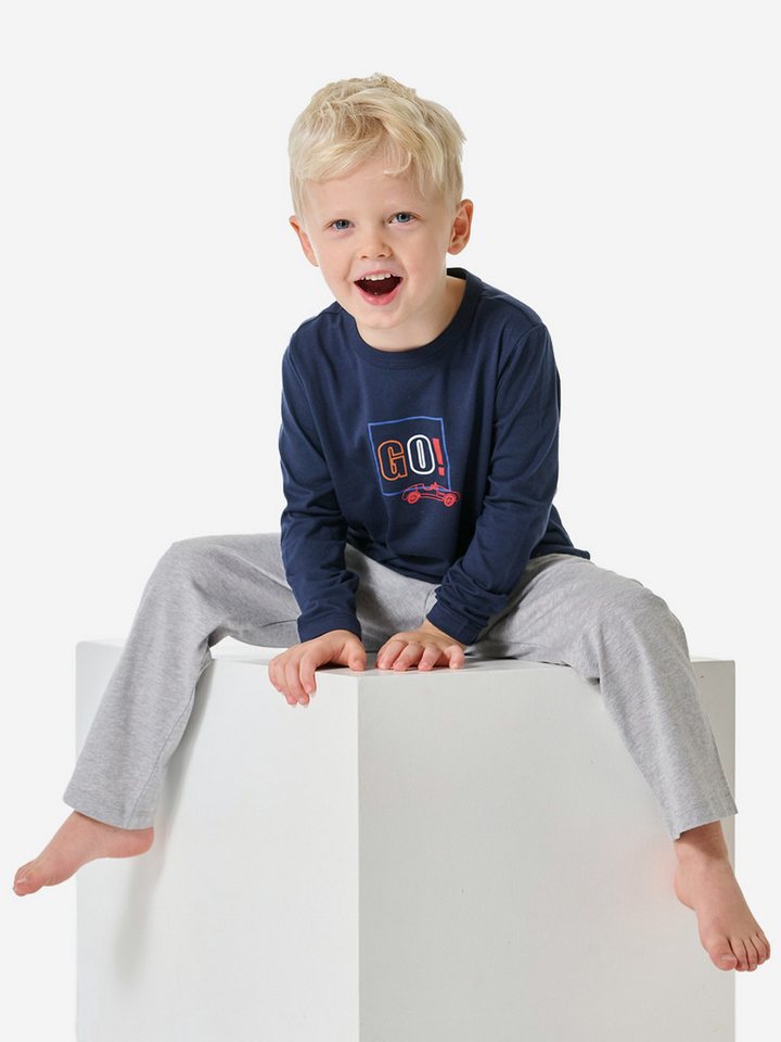 Schiesser Pyjama Nightwear (2 tlg) schlafanzug schlafmode bequem
