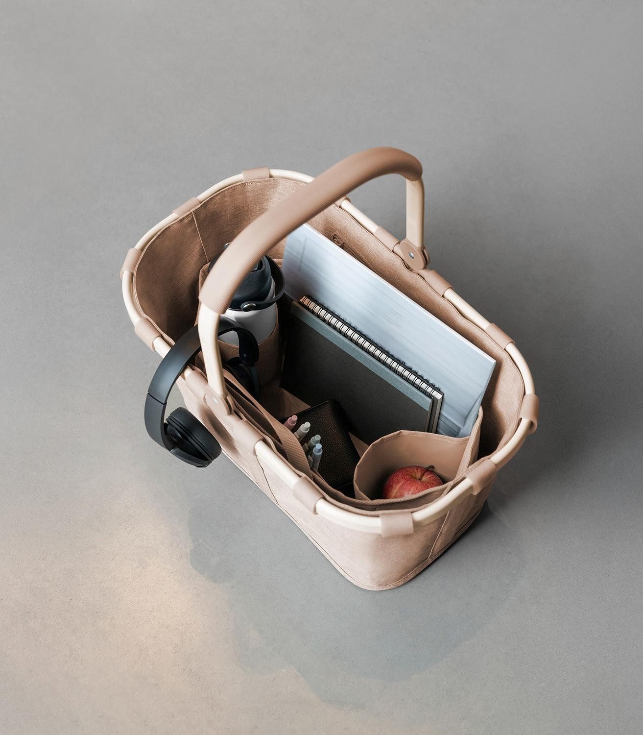 REISENTHEL® Taschenorganizer ORGANIZER, 8 Liter, Beige, Polyester, Wasserabweisend, 2 Tragegriffe, B 36 x H 16 x T 18 cm