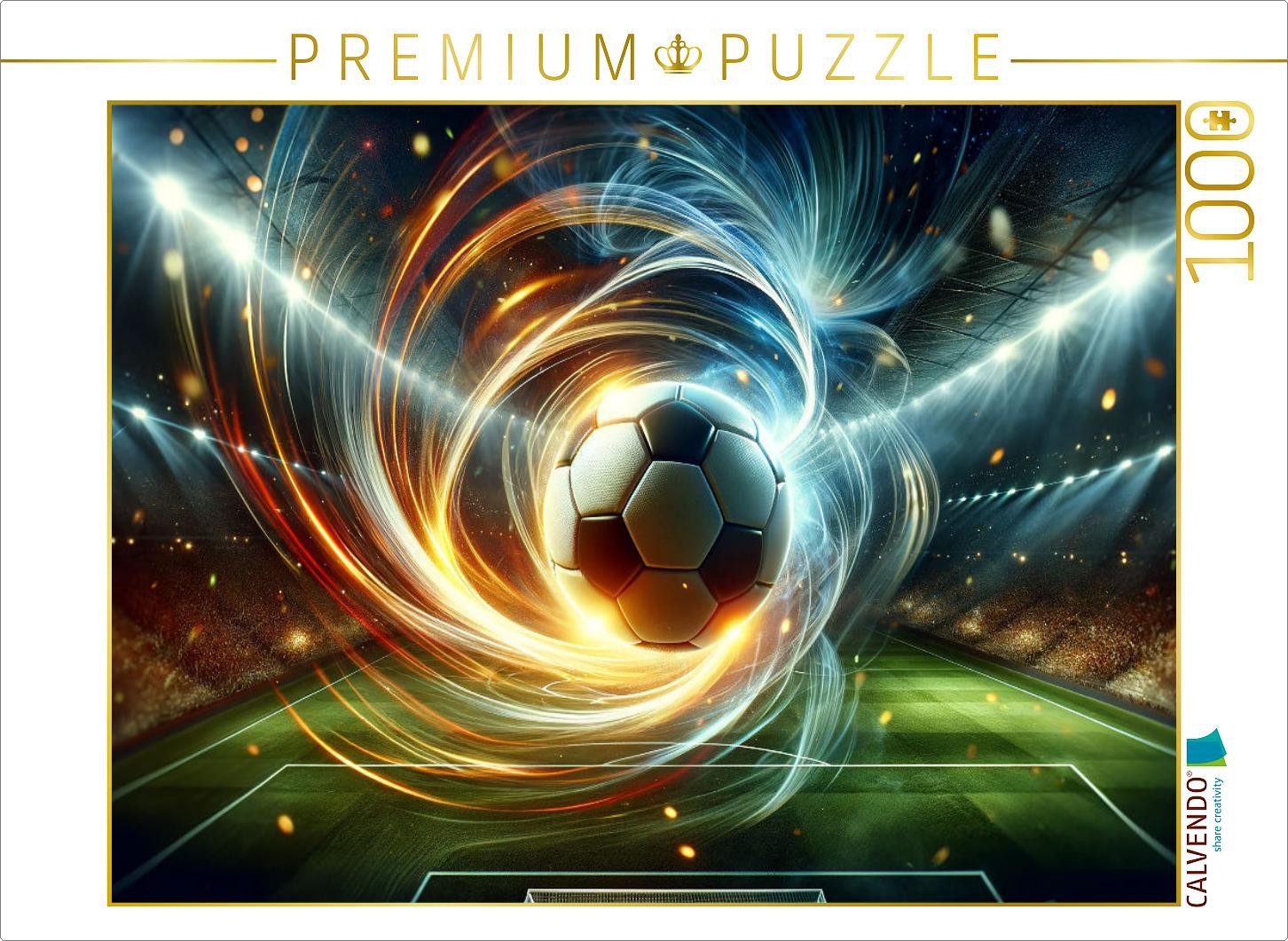 CALVENDO Puzzle CALVENDO Puzzle Der Fußball des Schicksals, 1000 Teile Lege-Größe 64x, 1000 Puzzleteile
