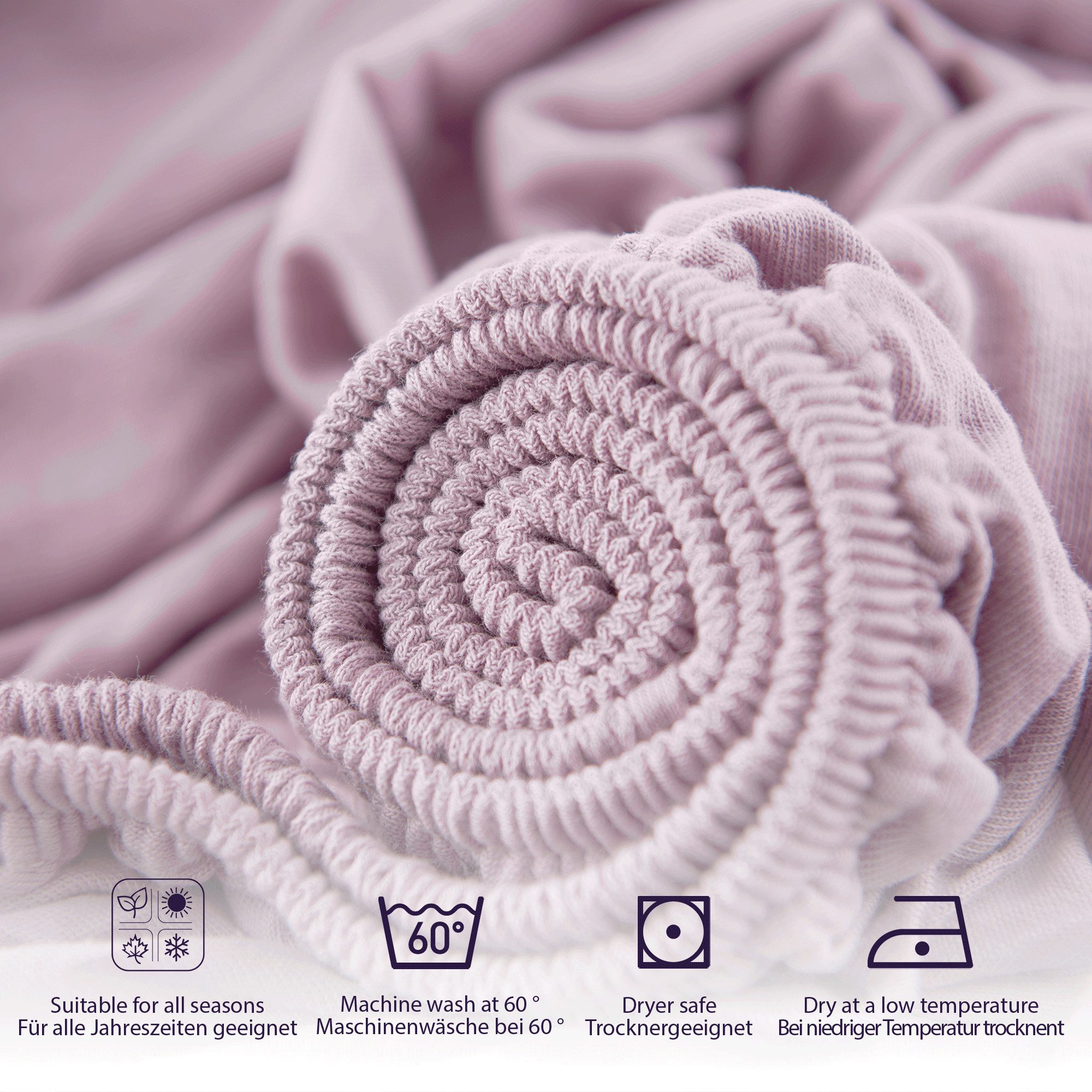 Brielle Spannbettlaken Brielle Fitted Sheet Eldeberry günstig online kaufen