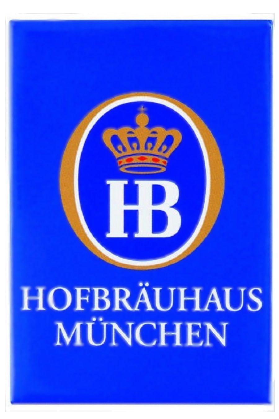 Hofbräuhaus München Magnet „HB Klassisch“ – Kühlschrankmagnet mit Traditionslogo, ca. 8 x 5,5 cm