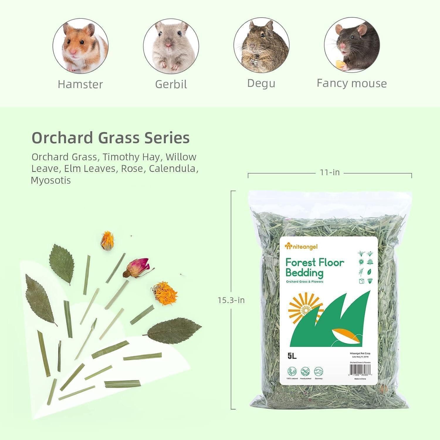 LuxusKollektion Kleintierstreu Natürliches Hamster-Einstreu Blumenstreu für Kleintiere