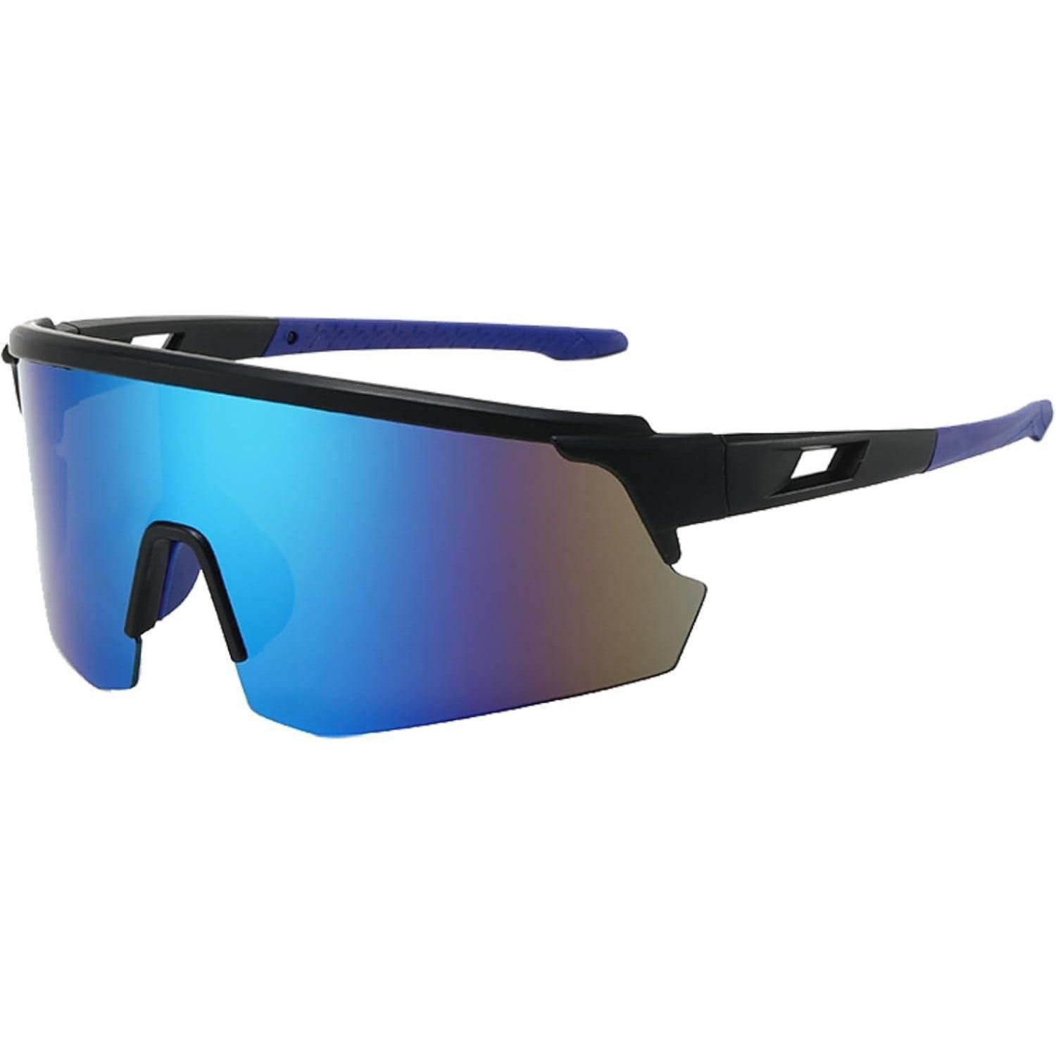 Fahrradbrille Fahrradbrille polarisiert UV400 winddicht blau