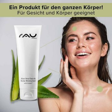 RAU Cosmetics Tagescreme Aloe Vera Face & Body Moisturizer mit Ectoin - für trockene Haut