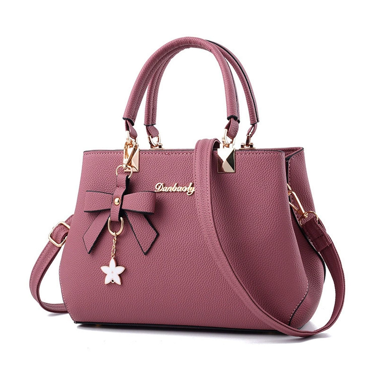autolock Henkeltasche Henkeltasche, Crossbody, mit Top Carry Handle und Cute Bow Knot