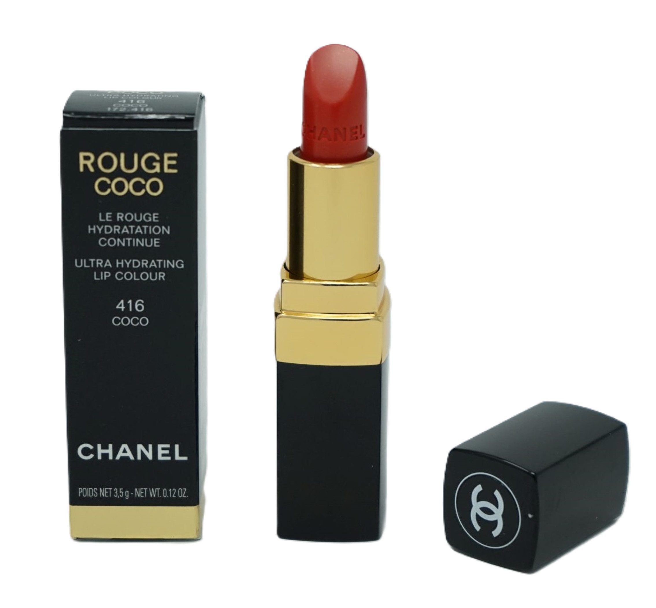 CHANEL Lippenstift Chanel Rouge Coco Le Rouge CremeLippenstift 3,5g 416 Coco