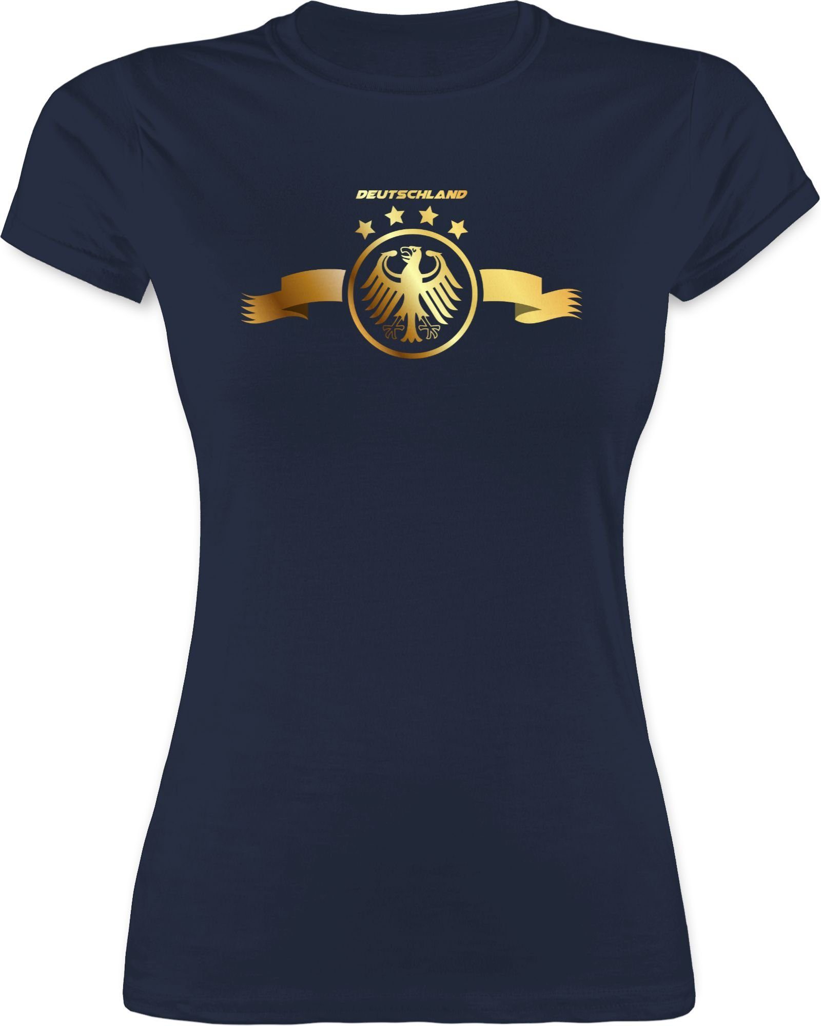 Shirtracer T-Shirt »Deutschland Adler Gold - Fussball EM ...