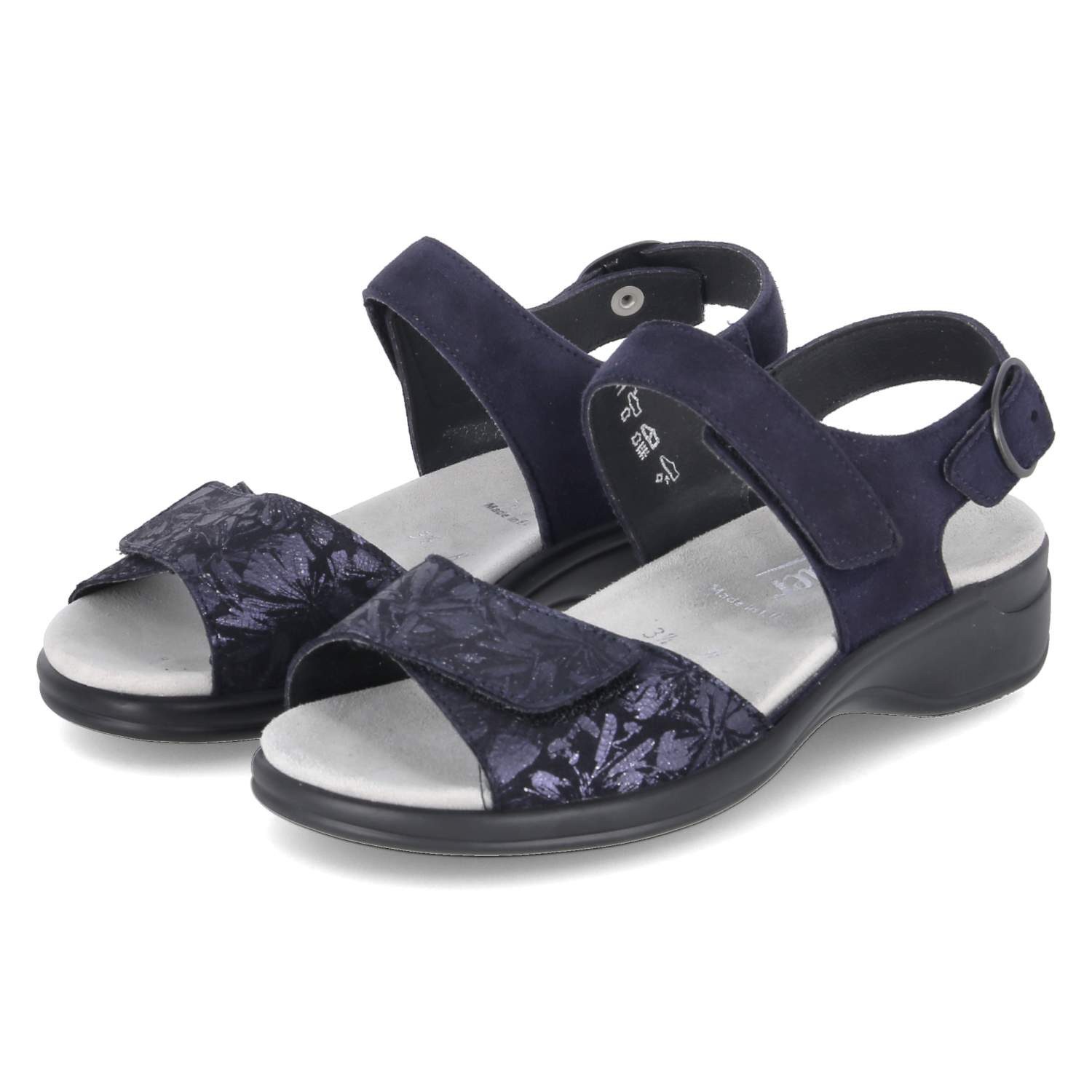 Semler Semler H1285868/080 SP Damen Rauleder blue Sandalette