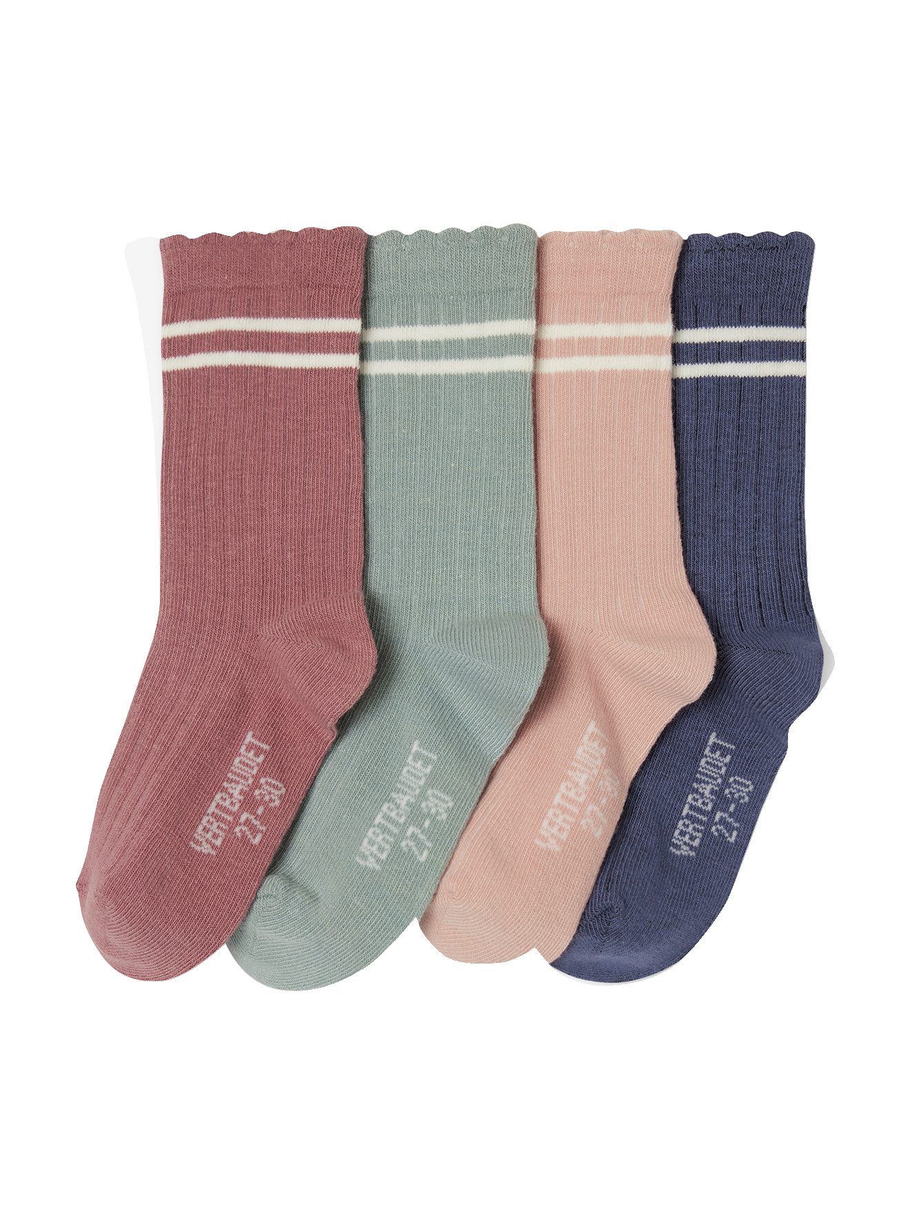 Socken 4er-Pack Mädchen Sportsocken