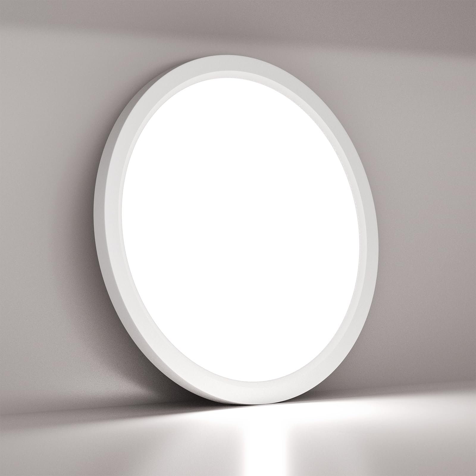 LQWELL LED Deckenleuchte Rund Flach LED günstig online kaufen