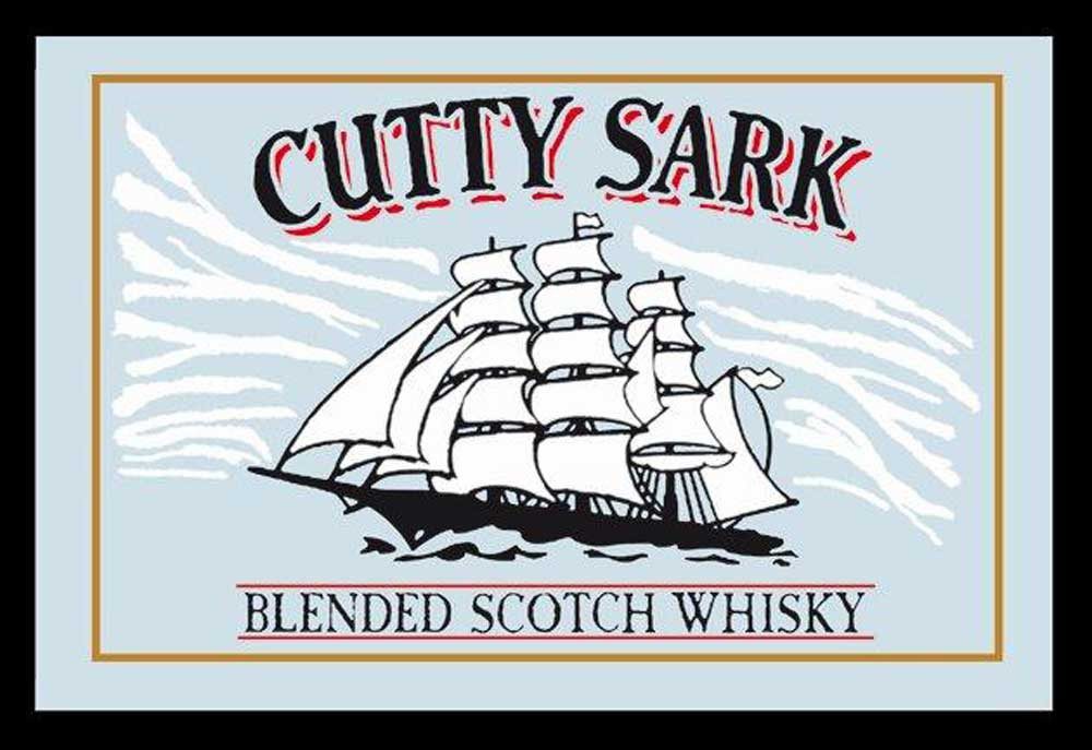 Dekospiegel KS208 Cutty Sark - Whisky - Bedruckter Spiegel