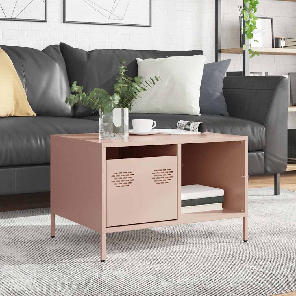 vidaXL Couchtisch Couchtisch Rosa 68,5x50x43,5 cm günstig online kaufen