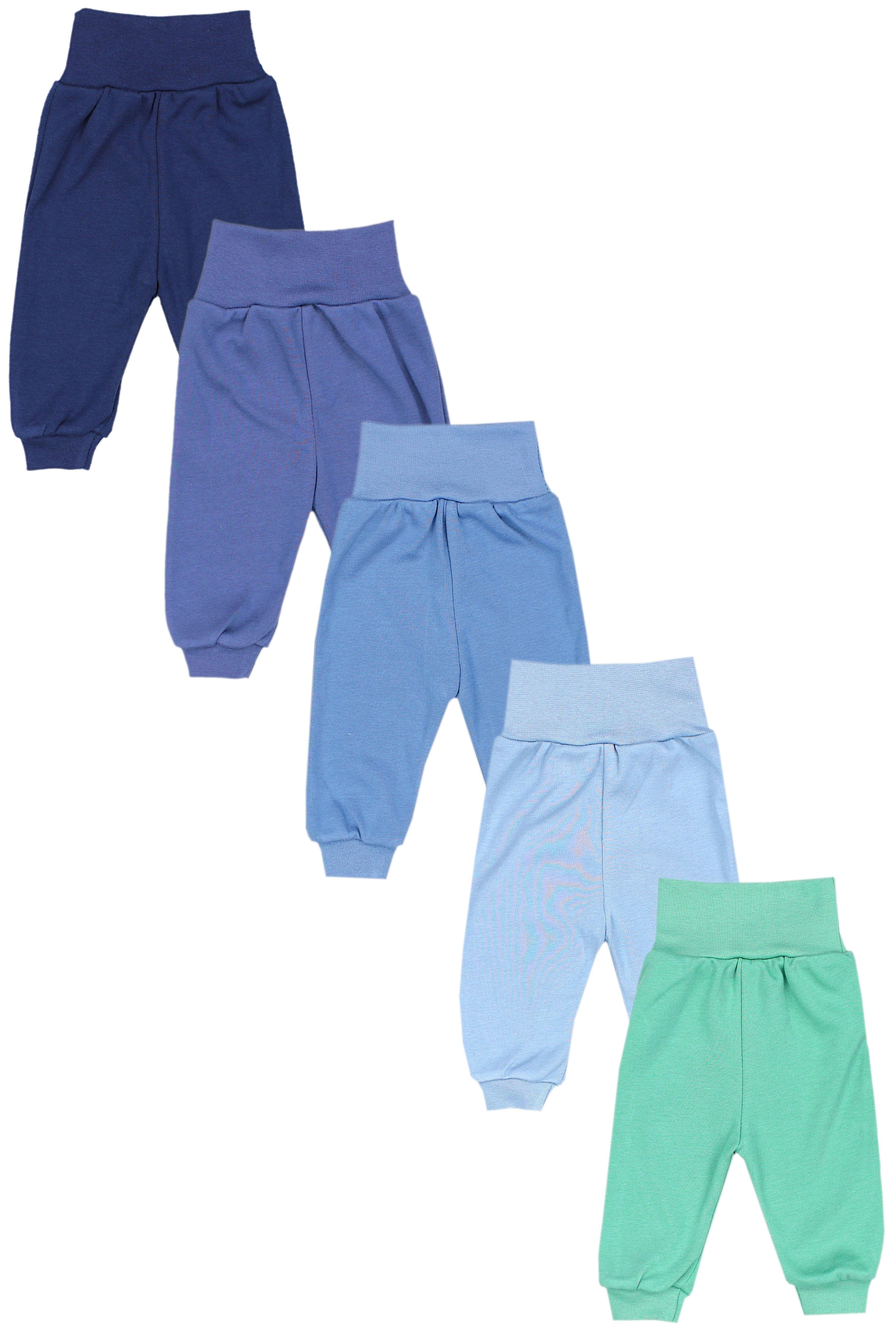 Pack Langhose TupTam 5er Blau zertifizierten Materialien unisex OEKO-Tex Dunkelblau Jeans Pumphose Mintgrün aus