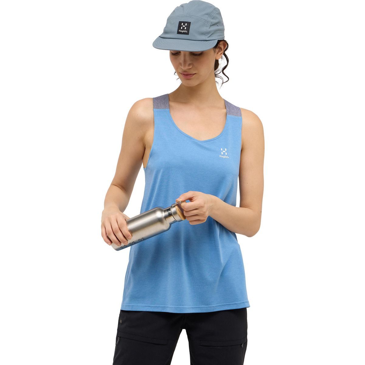 Haglöfs Tanktop Ridge Tank Women Leichtes, feuchtigkeitsregulierendes Damen-Tank-Top mit