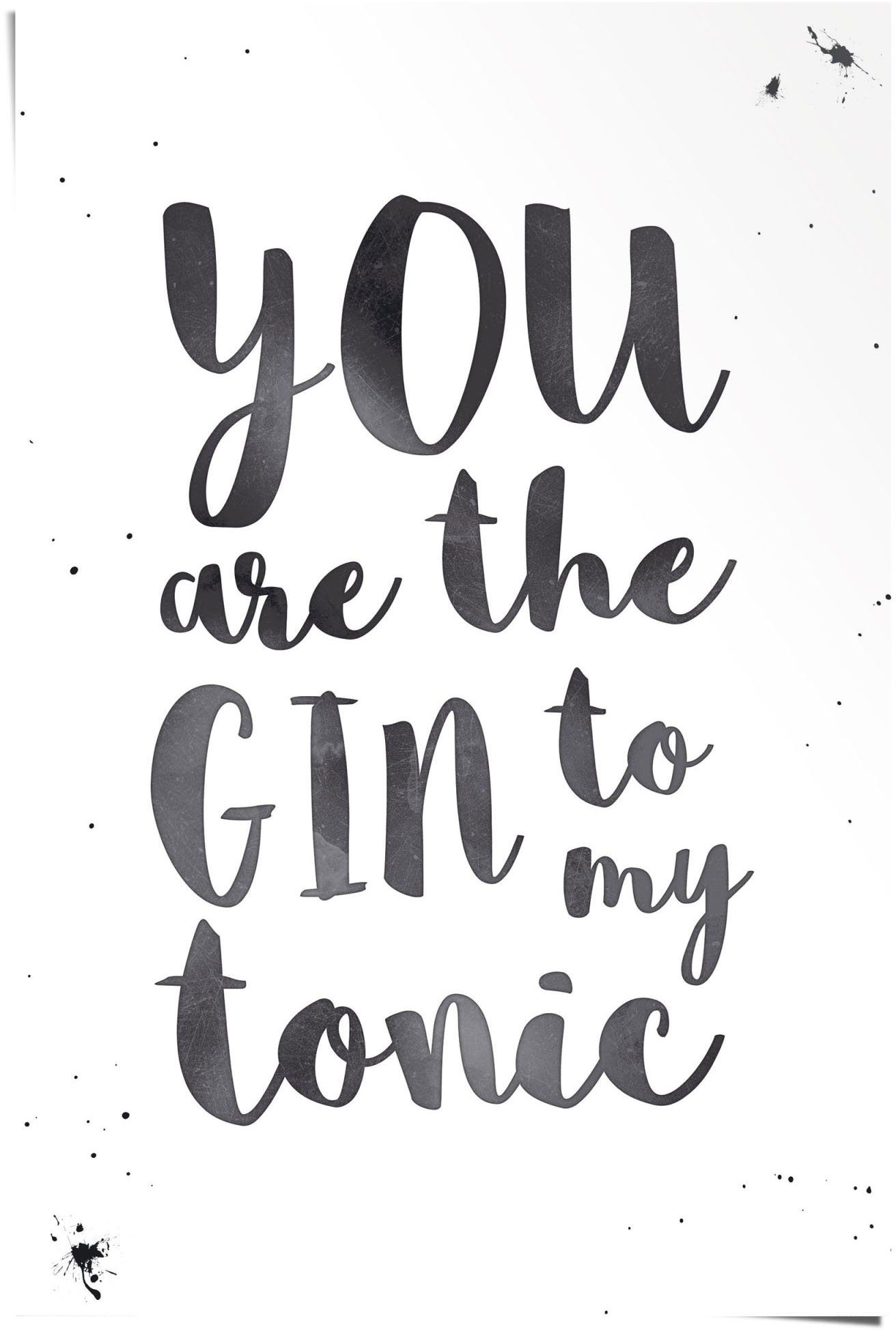 Reinders! Poster Gin Tonic Love, (1 St) | Poster