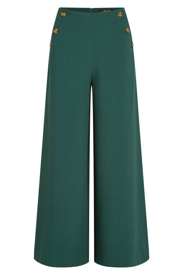 King Louie Stoffhose - Elegante Palazzo-Hose Pia Pants Marple