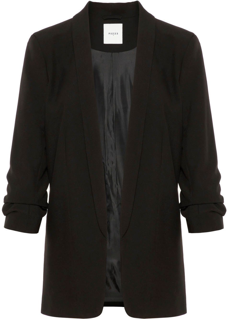 pieces Blusenblazer PCBOSELLA 3/4 BLAZER NOOS mit Faltendetail am Ärmel