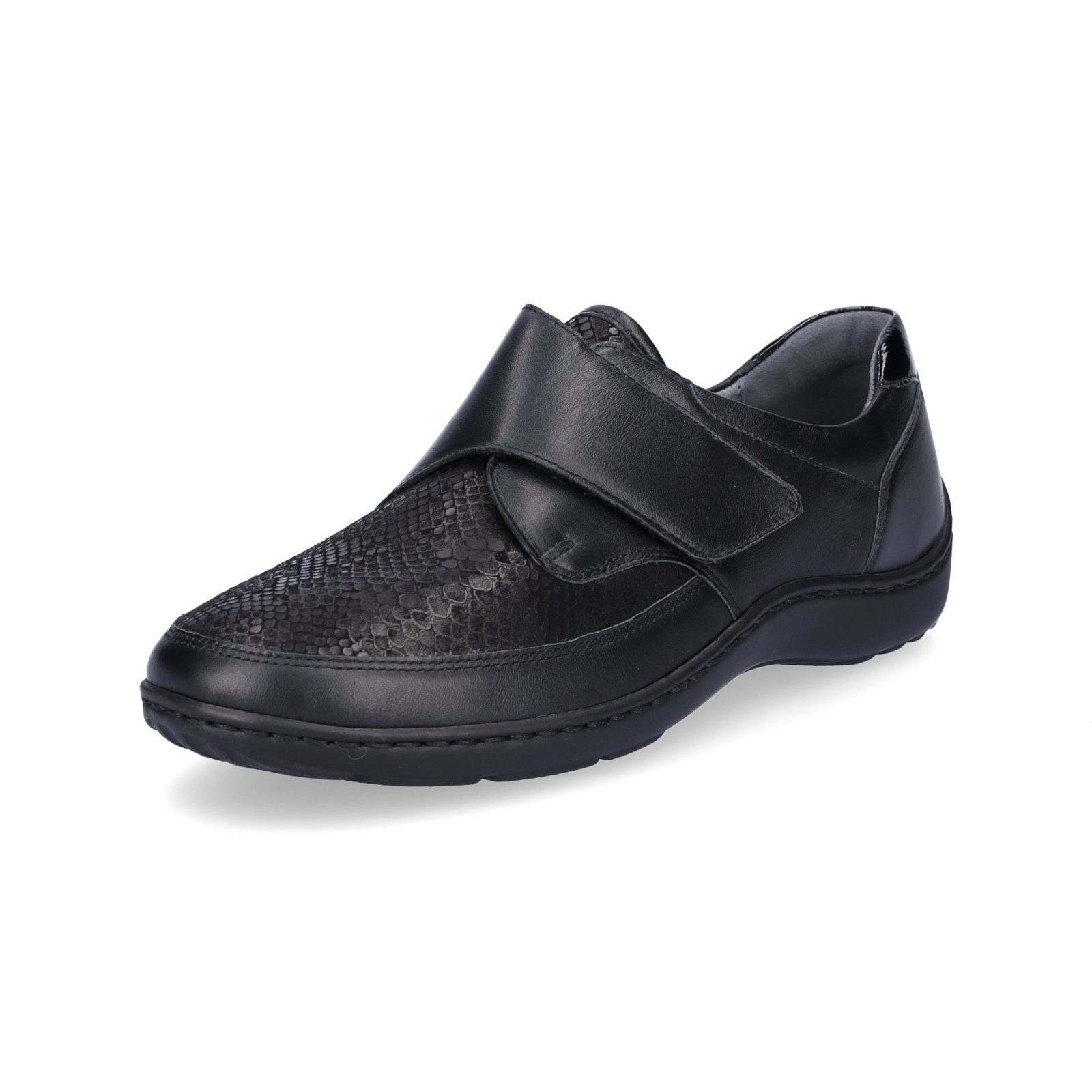 Waldläufer Damen Klettschuh Henni Orthotritt schwarz Klettschuh